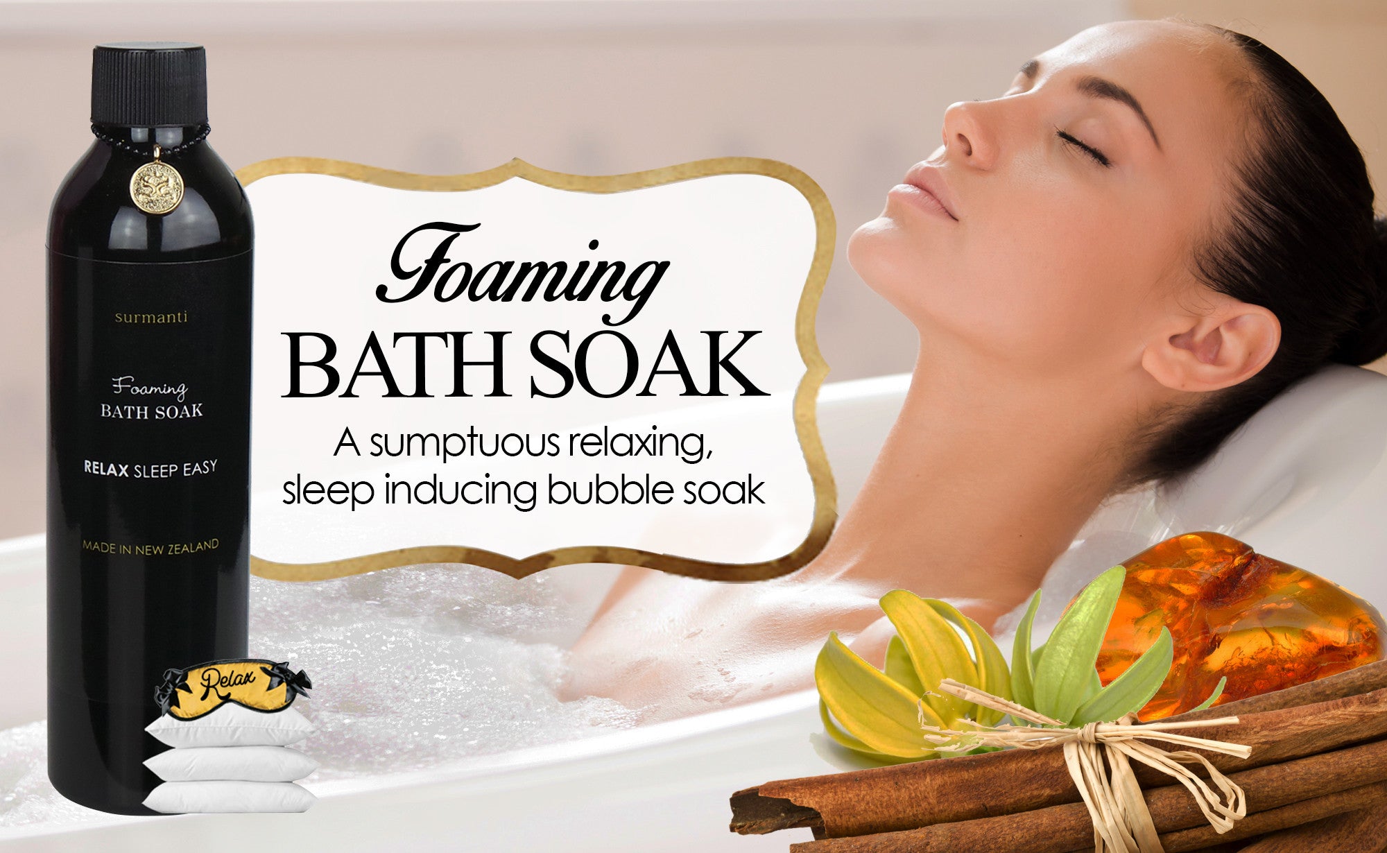 Take A Sumptuous Relaxing, Sleep Inducing Bubble Soak