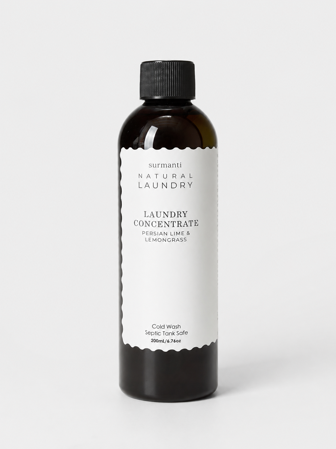 Natural Laundry Concentrate 200mL- Persian Lime & Lemongrass- Stain & Odour Support - Surmanti - Made In New Zealand