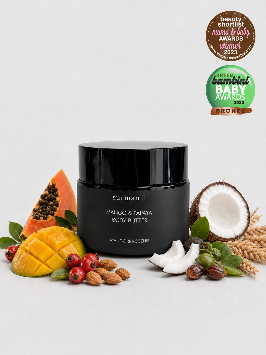 Mango & Papaya Body Butter - Surmanti - Made In New Zealand