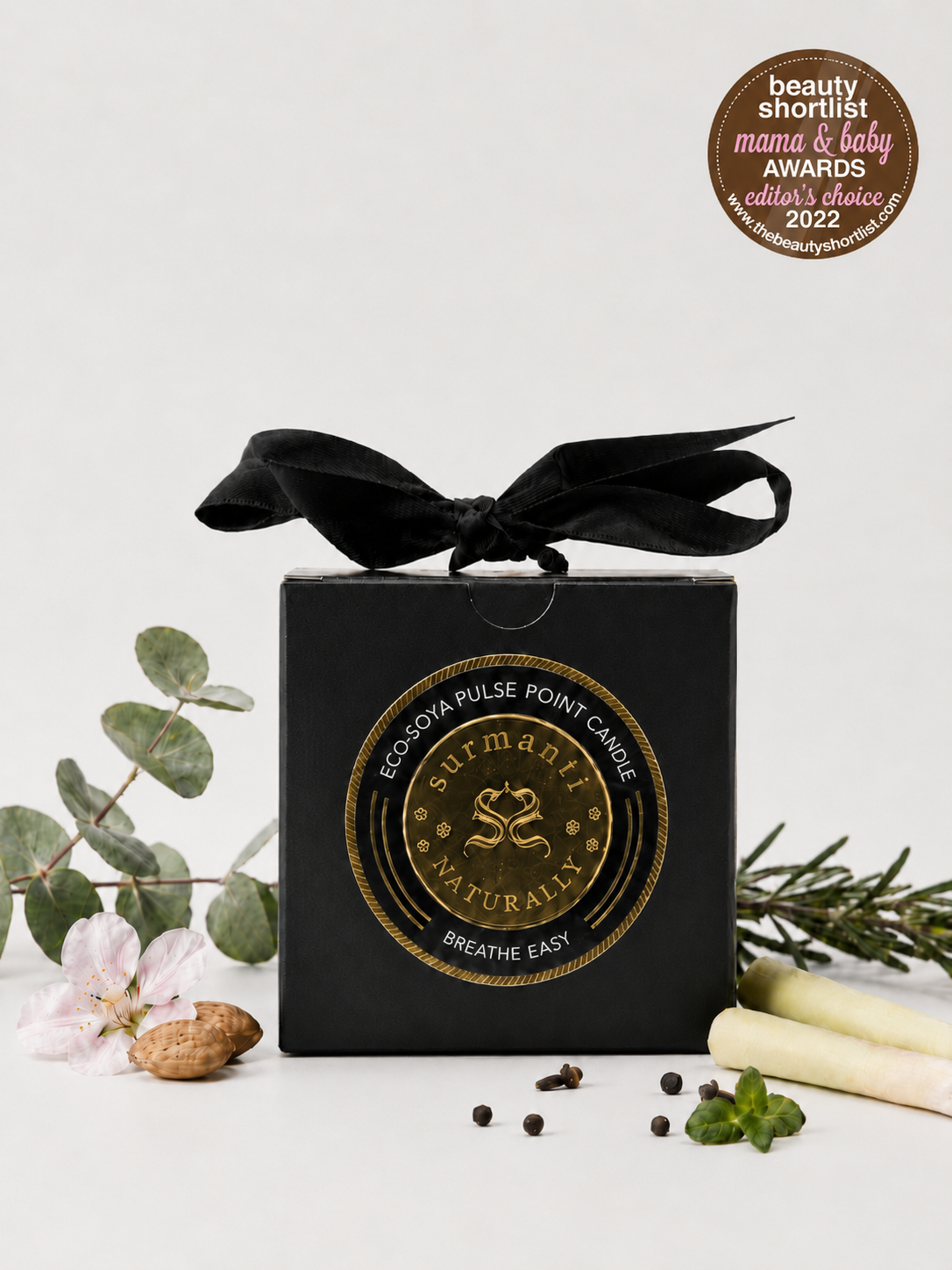 Breathe Easy Coconut Wax Pulse Point Travel Candle - Surmanti - Made In New Zealand