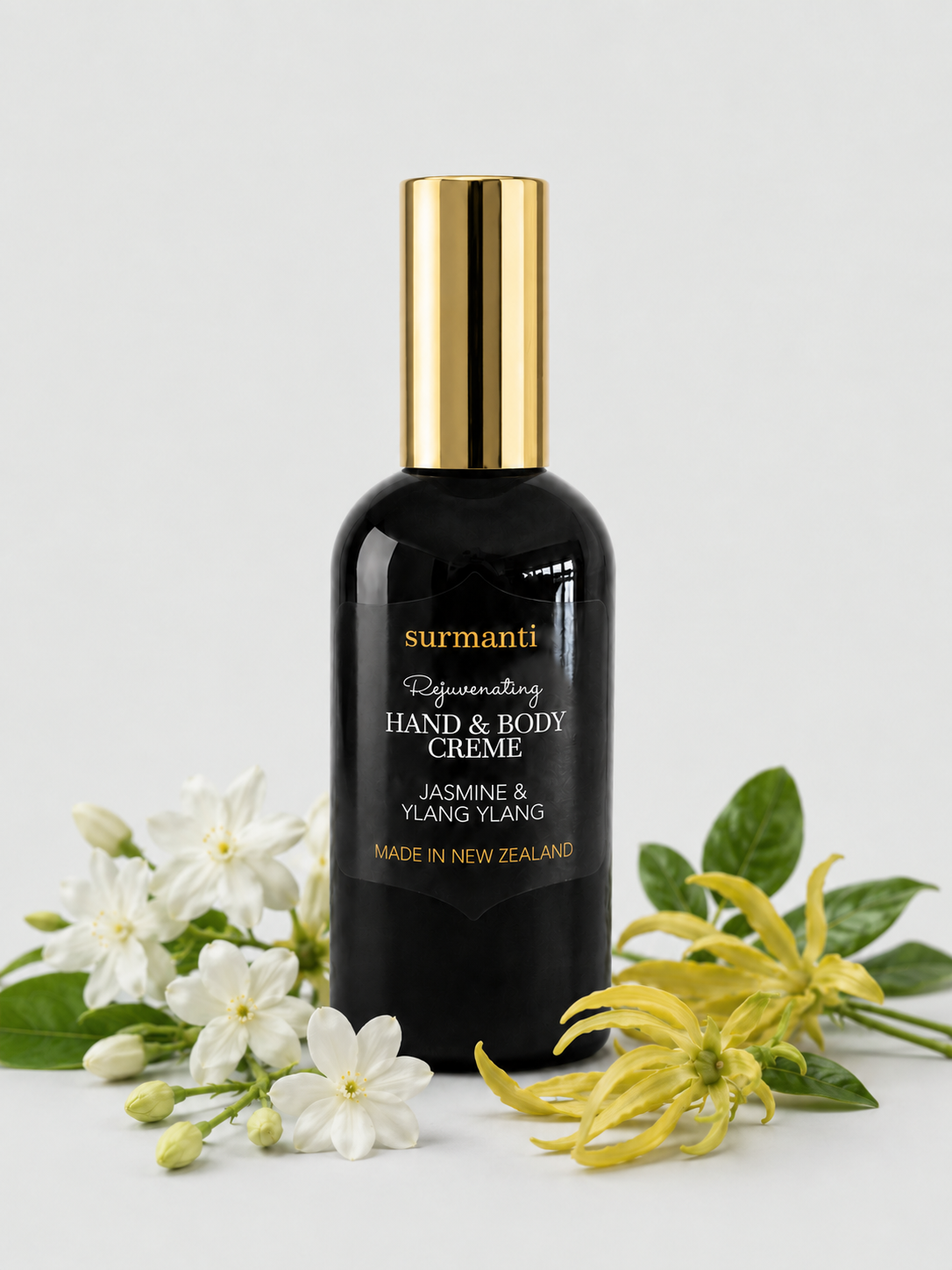 Jasmine & Ylang Ylang Hand & Body Creme 120ml - Surmanti - Made In New Zealand
