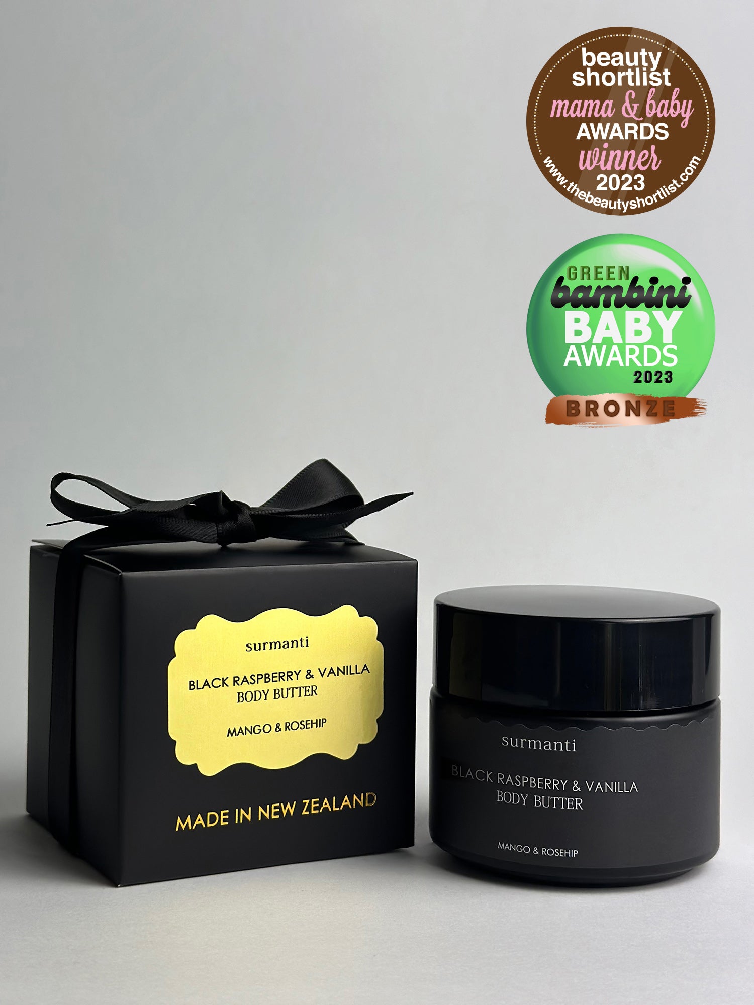 Black Raspberry & Vanilla Body Butter - Surmanti - Made In New Zealand