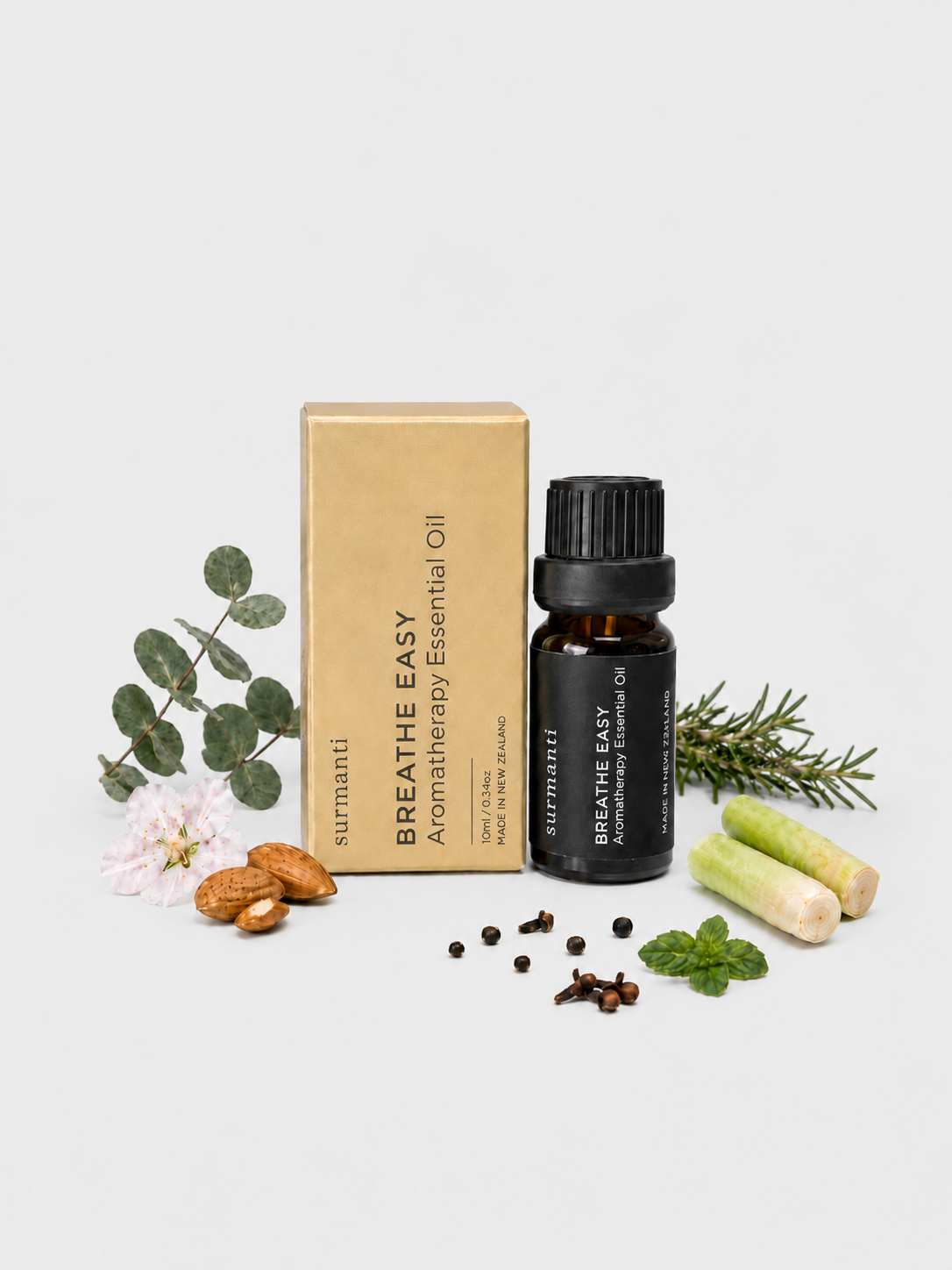Breathe Easy Aromatherapy Essential Oil - 10mL - Surmanti - Made In New Zealand