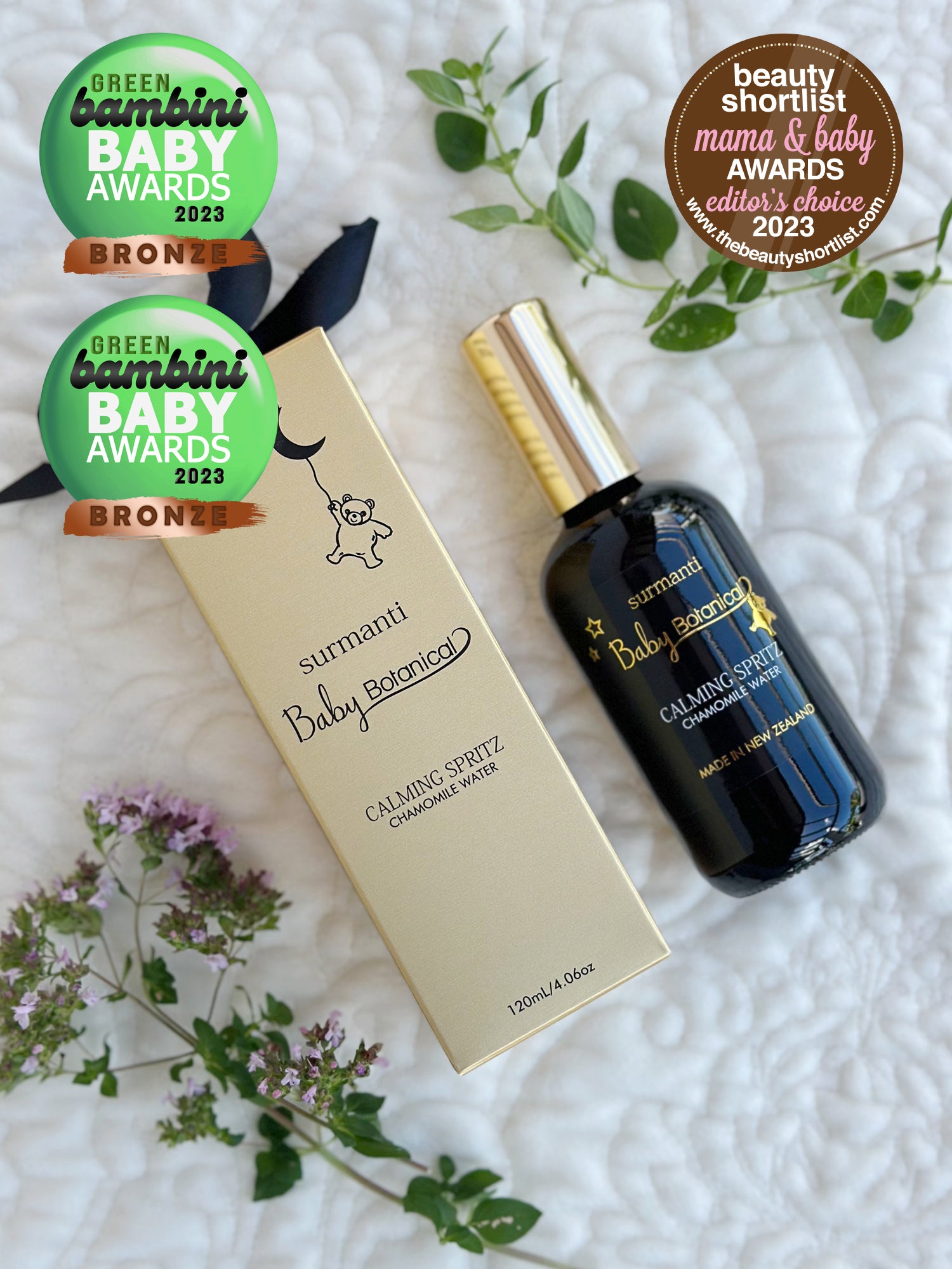 Surmanti Baby Botanical - Calming Spritz (120 ml) - Surmanti - Made In New Zealand