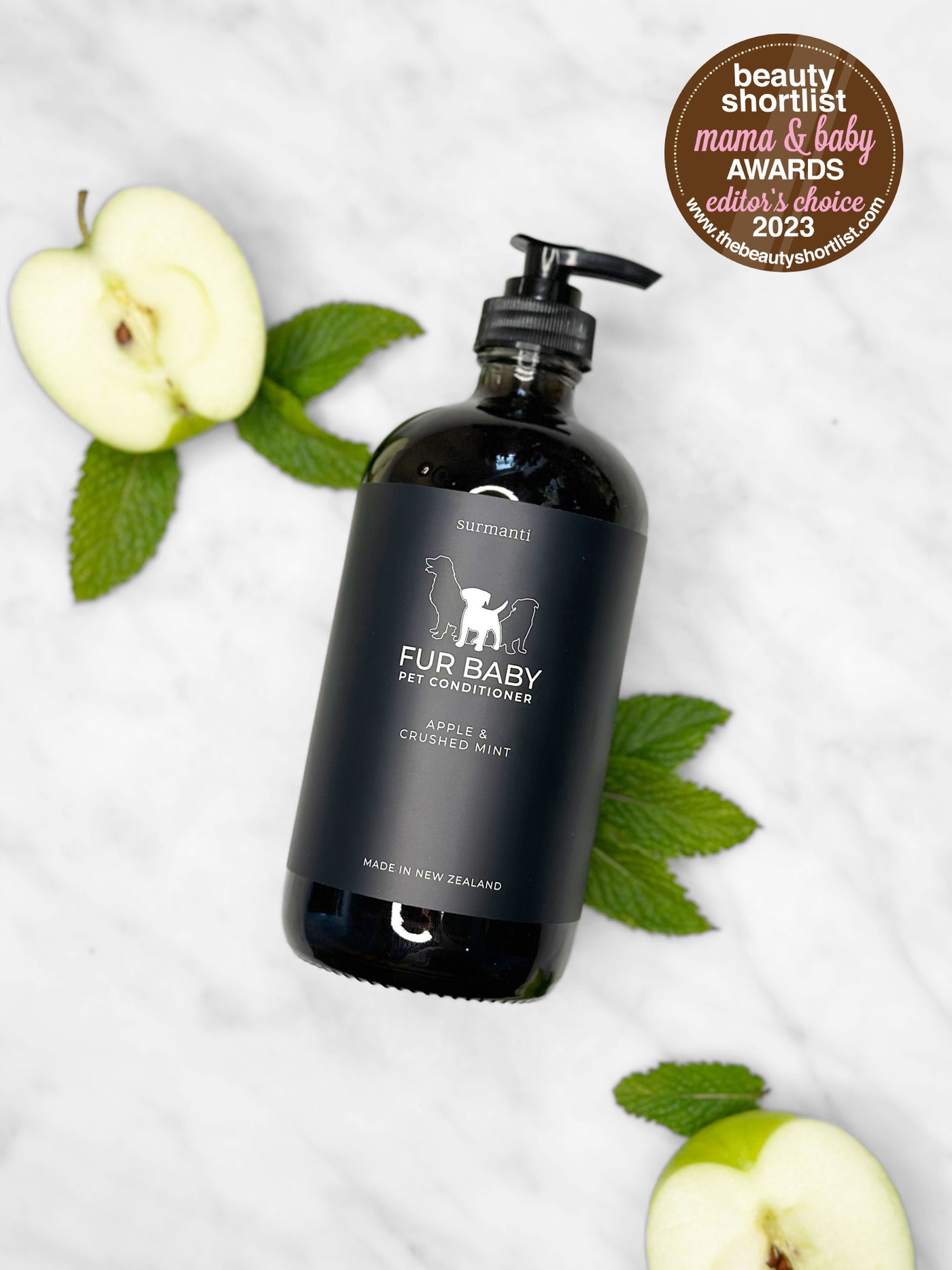 Fur Baby Conditioner - Apple & Crushed Mint