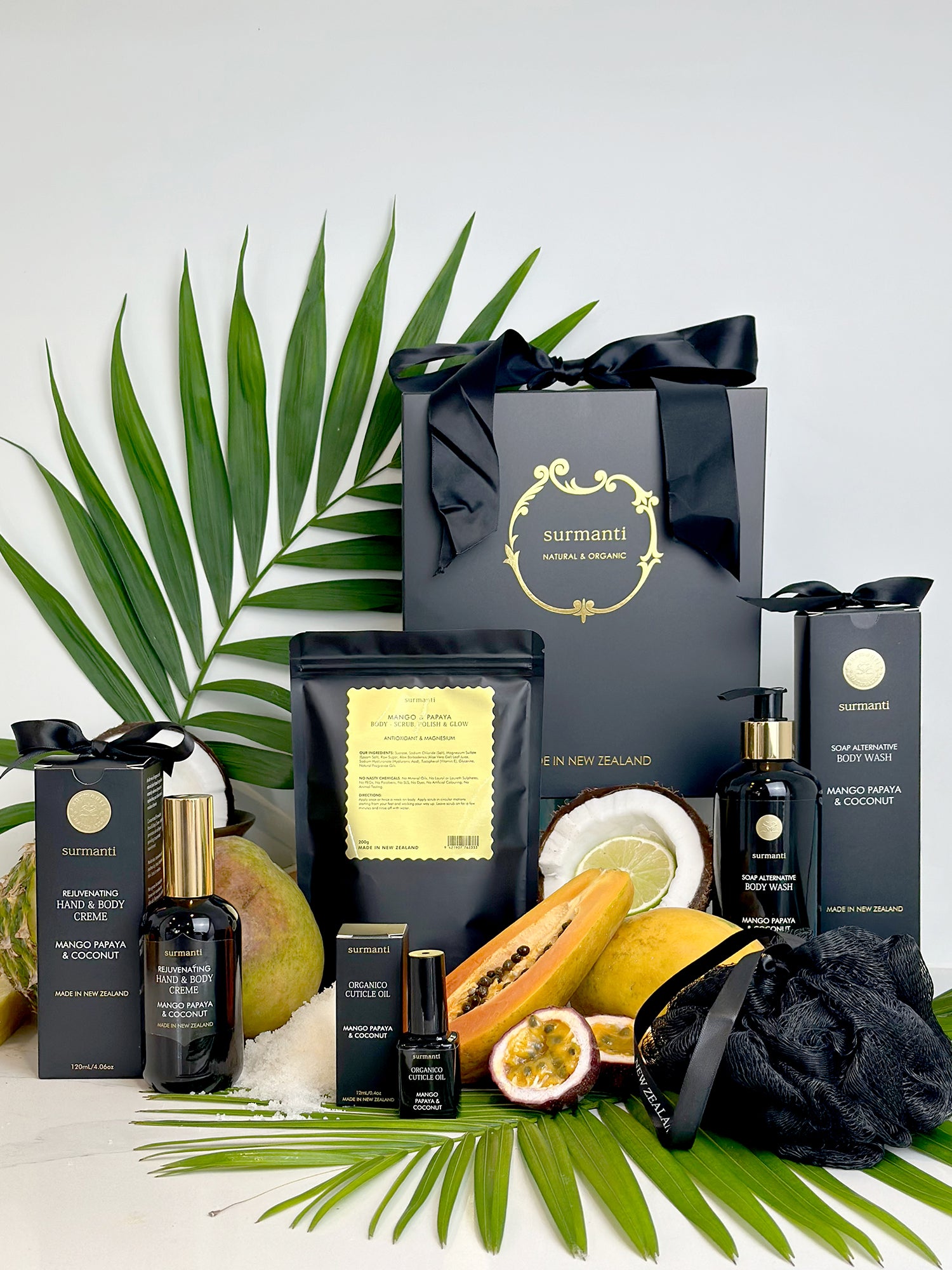 Mango Papaya & Coconut Gift Set - Surmanti - Made In New Zealand