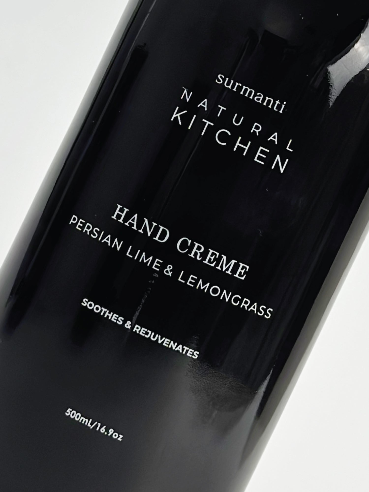 Natural Hand Creme Intense Hydration - Persian Lime & Lemongrass - Natural Kitchen - 500ML - Surmanti - Made In New Zealand