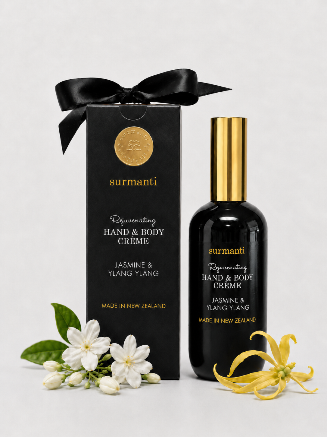 Jasmine & Ylang Ylang Hand & Body Creme 120ml - Surmanti - Made In New Zealand