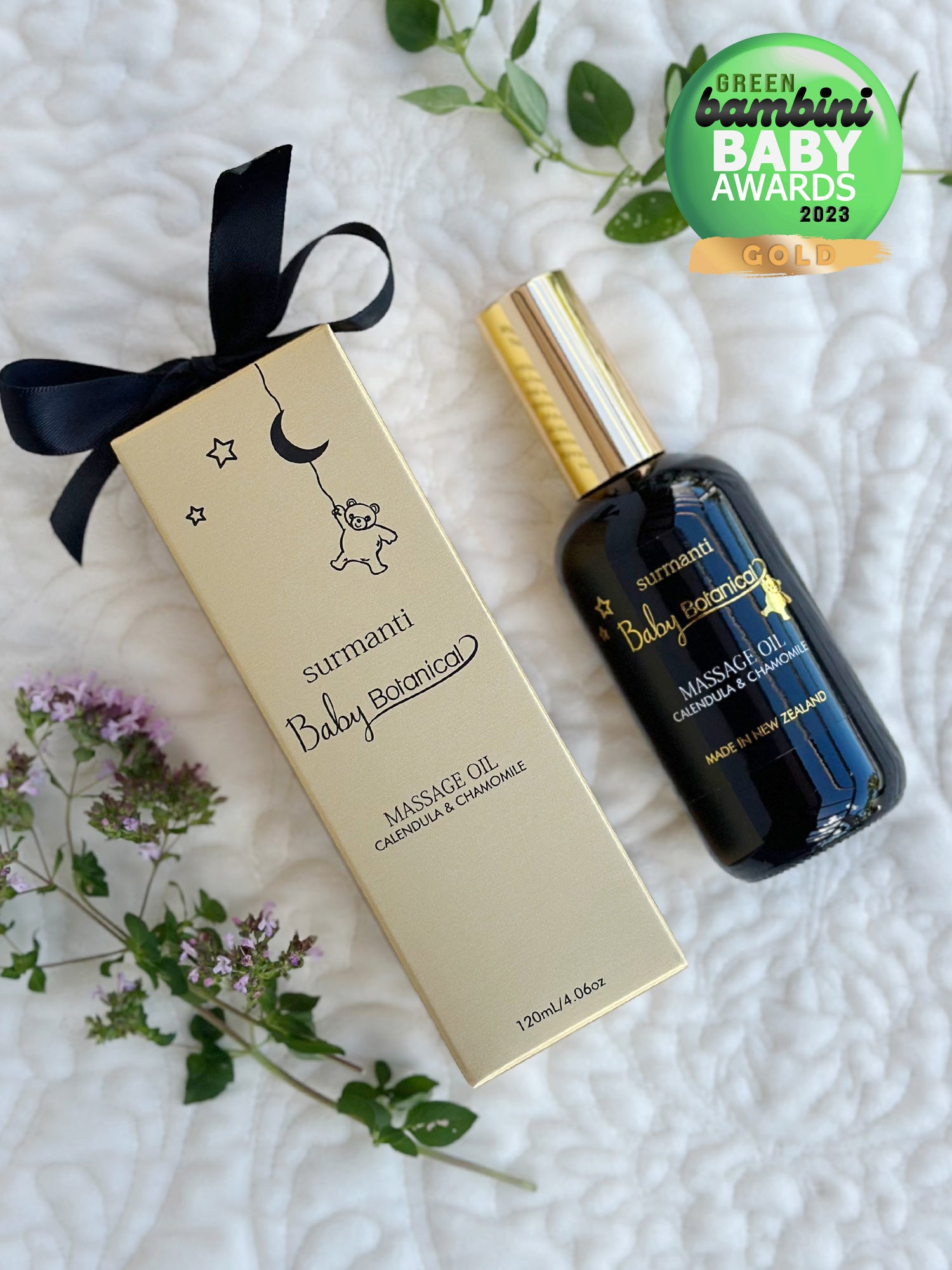 Surmanti Baby Botanical - Massage Oil (120 ml) - Surmanti - Made In New Zealand