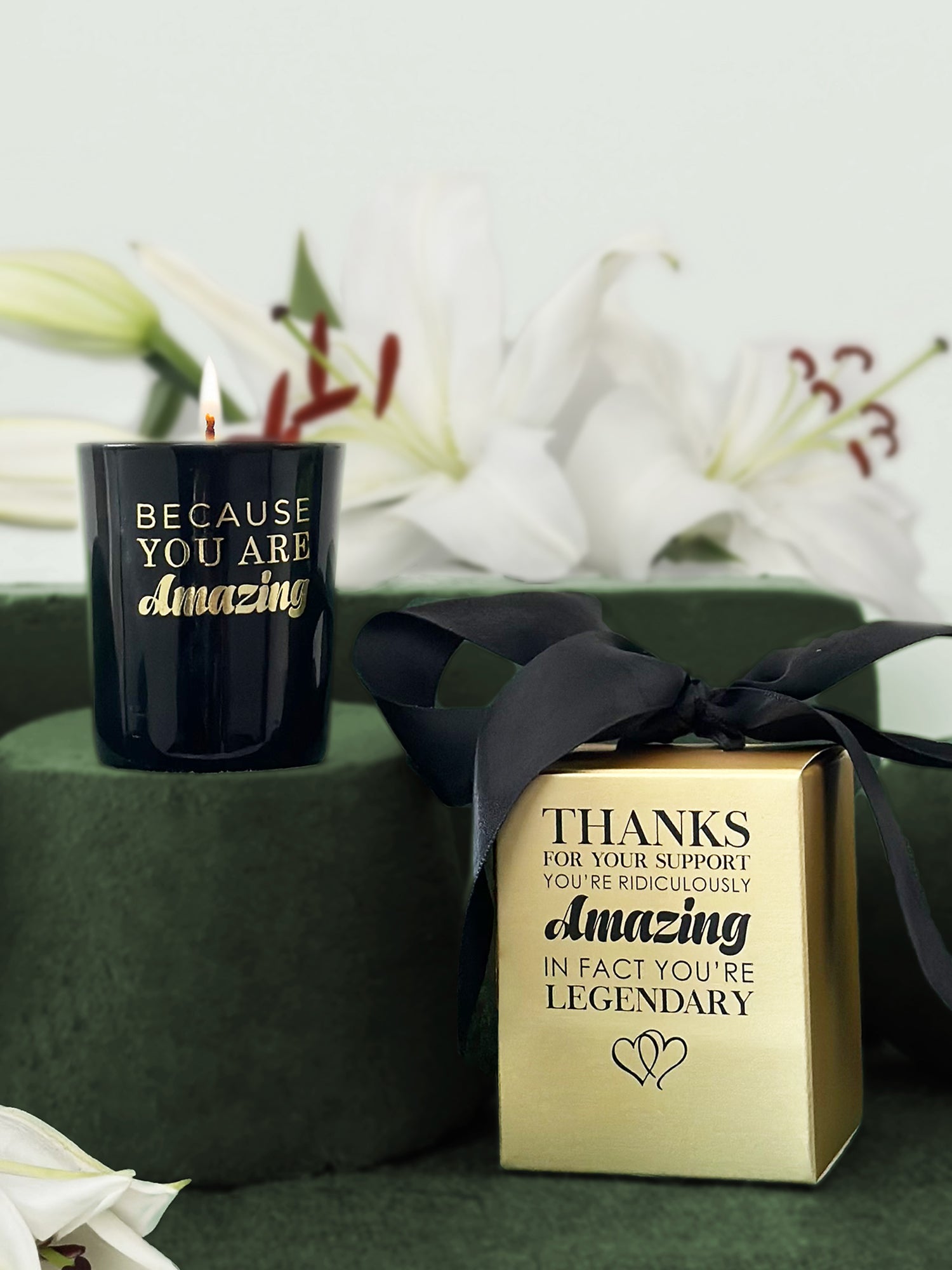 Amazing Votive Candle White Lily (Was Christmas Lily) - 75gm Limited Edition - Surmanti - Made In New Zealand