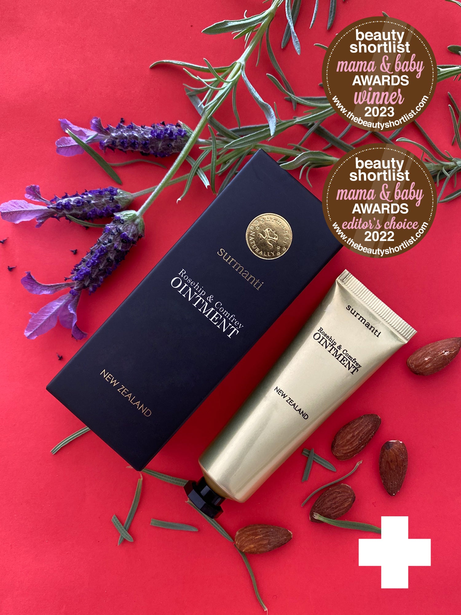 The Everything Ointment – Rosehip & Comfrey 30g Award Winning - Supports Healing of Blisters, Burns, Insect Bites, Stretch Marks, Nappy Rash - Surmanti - Made In New Zealand