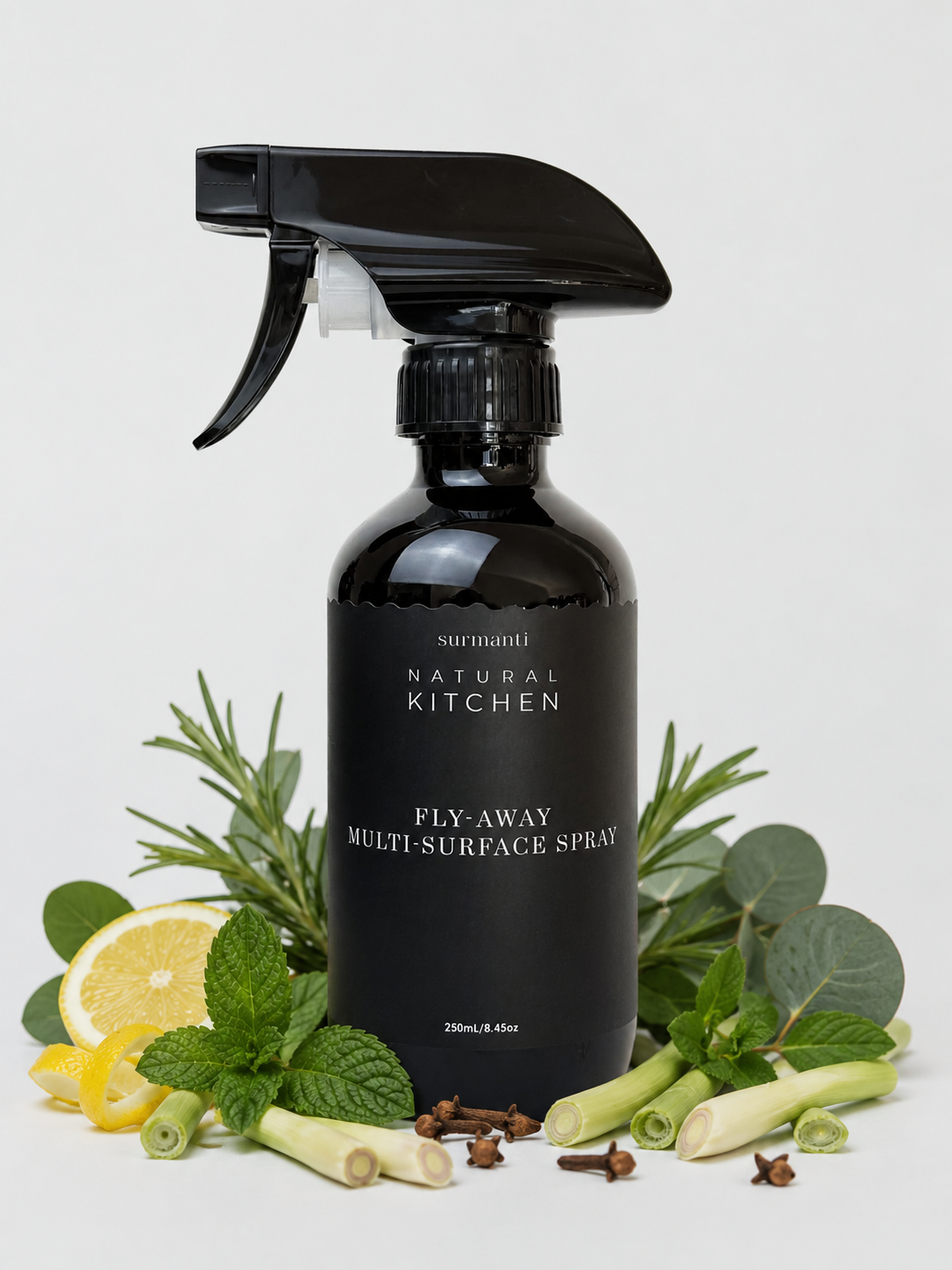 Natural Fly-Away Multi-Surface Spray - 250mL Repels Fly & Ants, Smells Minty Fresh! - Surmanti - Made In New Zealand