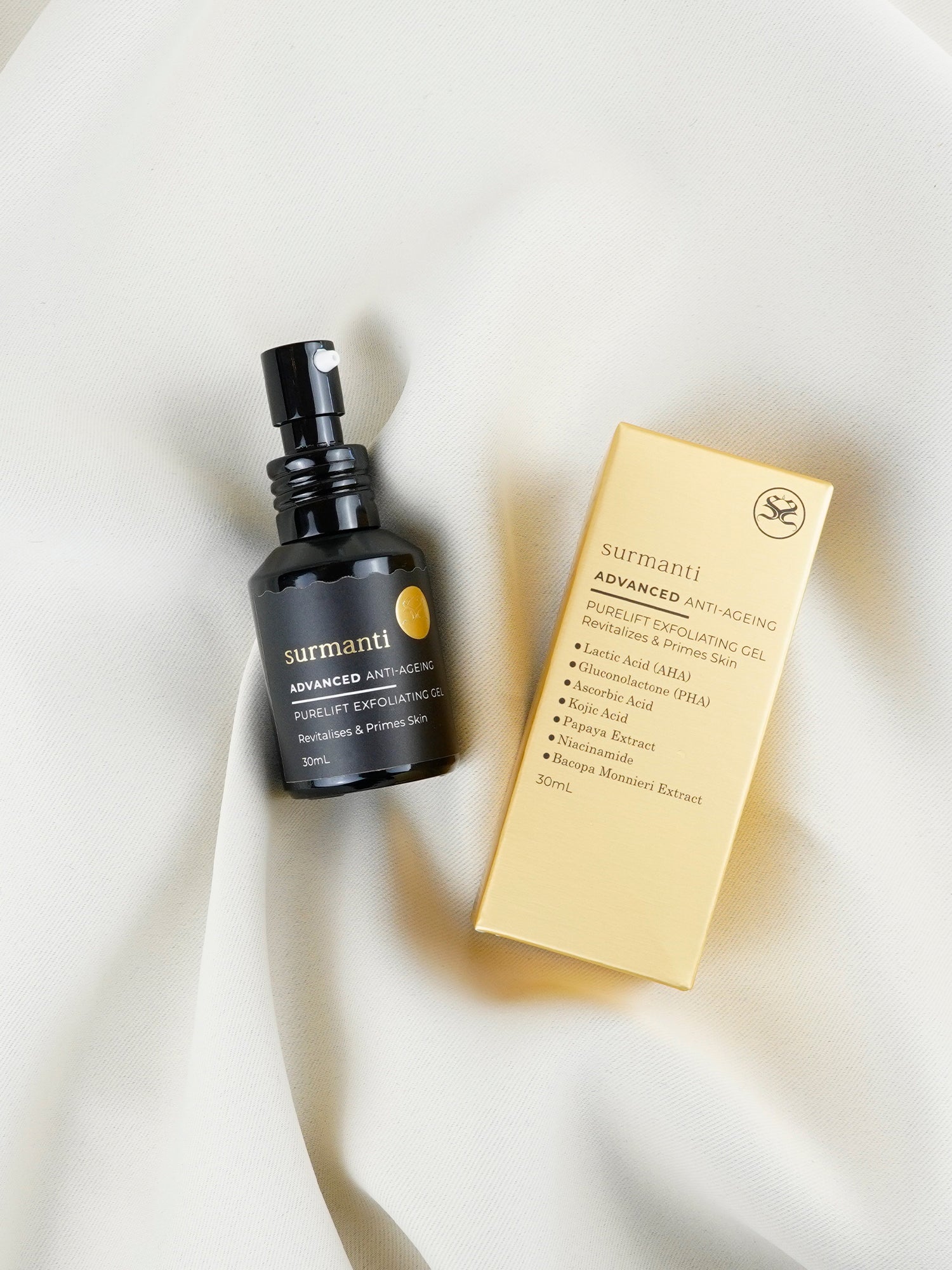 ADVANCED Anti-Ageing Purelift Exfoliating Gel - 30mL - Surmanti - Made In New Zealand