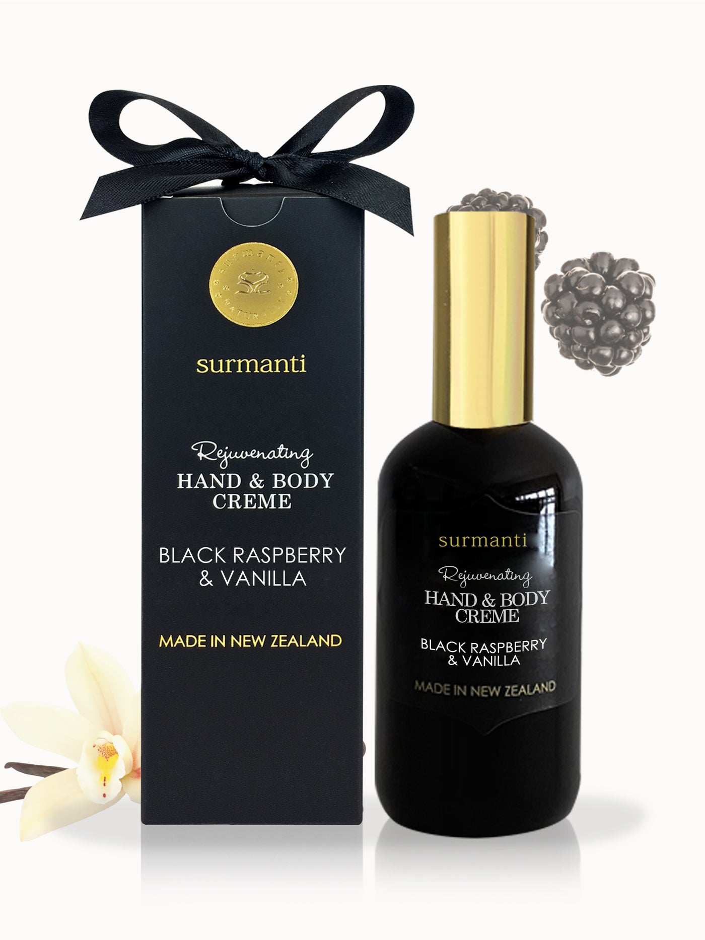 Black Raspberry & Vanilla Hand & Body Creme - Surmanti