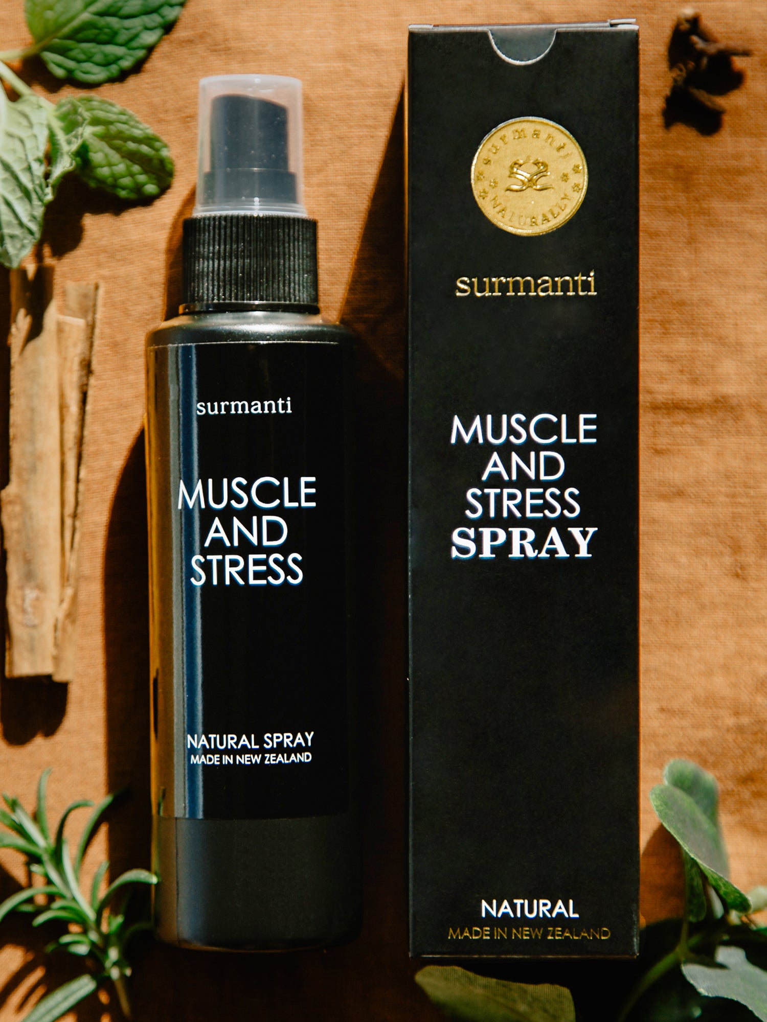 Muscle & Stress Spray 120ml - Surmanti - Made In New Zealand