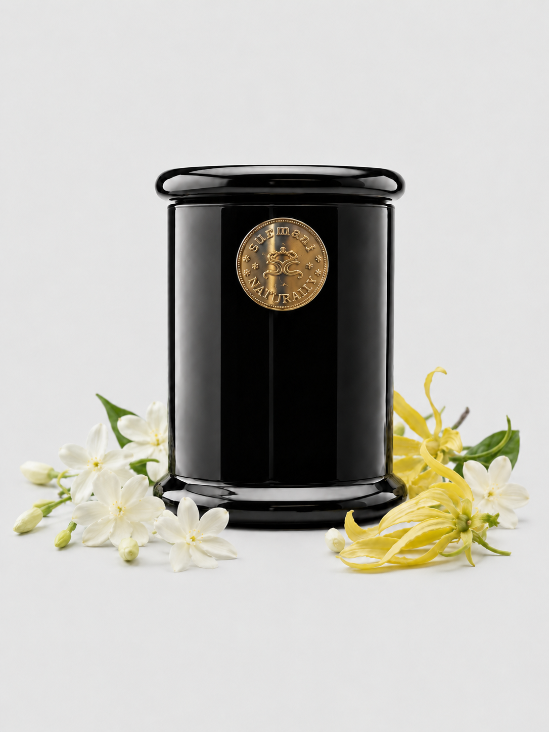 Jasmine & Ylang Ylang Long Burning Pure Soy Wax Candle 250g - Surmanti - Made In New Zealand
