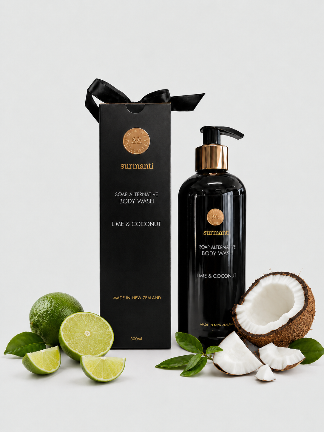 Lime & Coconut Crystal Gift Set - Surmanti - Made In New Zealand