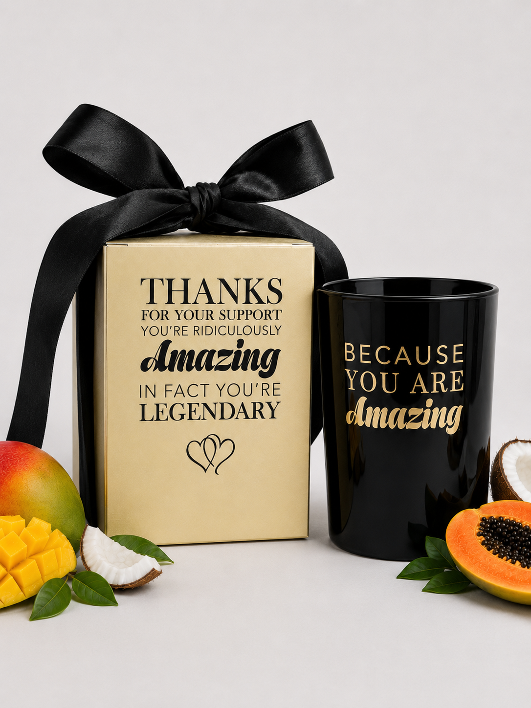 Amazing Votive Candle Mango Papaya & Coconut - 75gm Limited Edition - Surmanti - Made In New Zealand