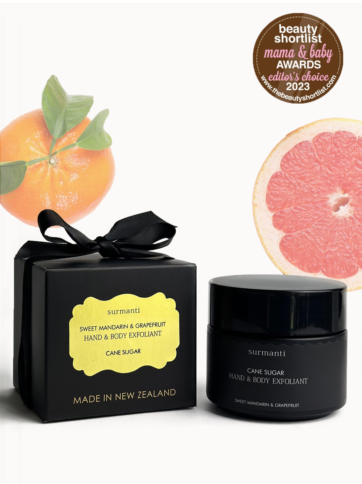 Sweet Mandarin & Grapefruit Cane Sugar Exfoliant 100gm