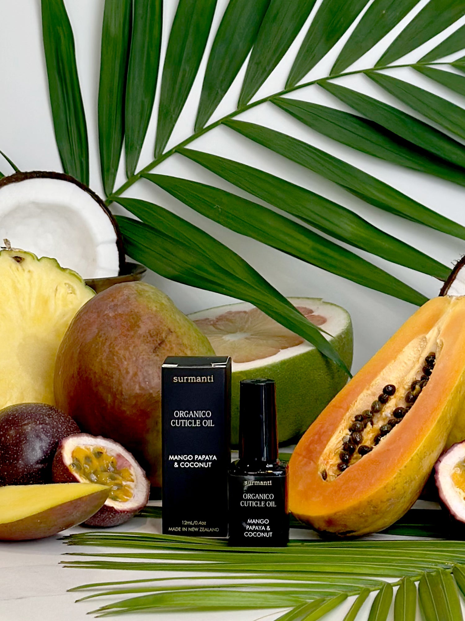 Mango Papaya & Coconut Organico Cuticle Oil - Surmanti - Made In New Zealand