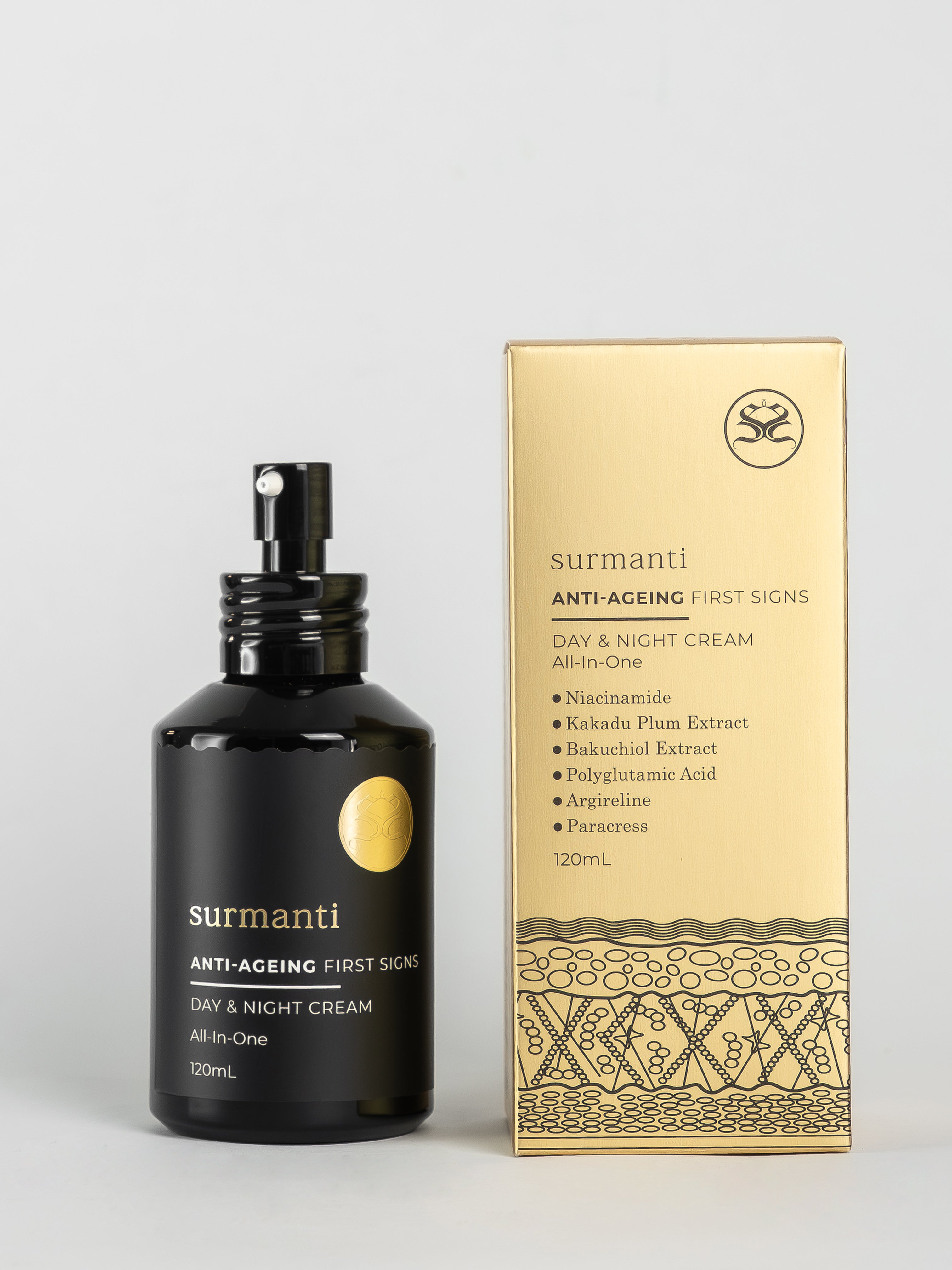 FIRST SIGNS Anti-Ageing Day & Night Cream - 120mL - Surmanti - Made In New Zealand