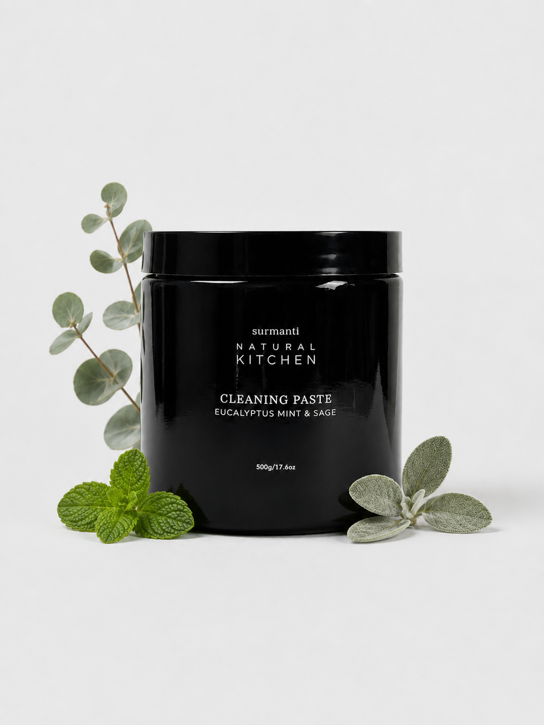 Natural Cleaning Paste with Eucalyptus, Mint & Sage | Kills Germs & Deep Cleans Surfaces - Surmanti - Made In New Zealand
