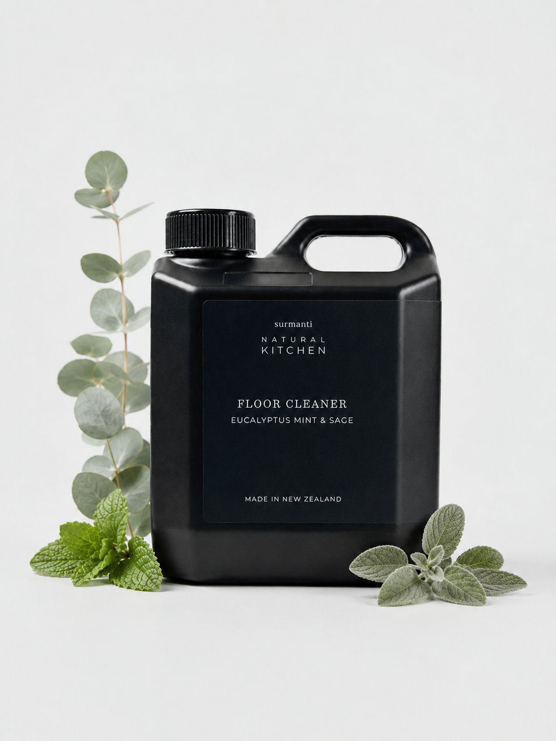 Natural 1L Floor Cleaner | Eucalyptus Mint Sage | Germ Protection for Your Whole Family - Surmanti - Made In New Zealand