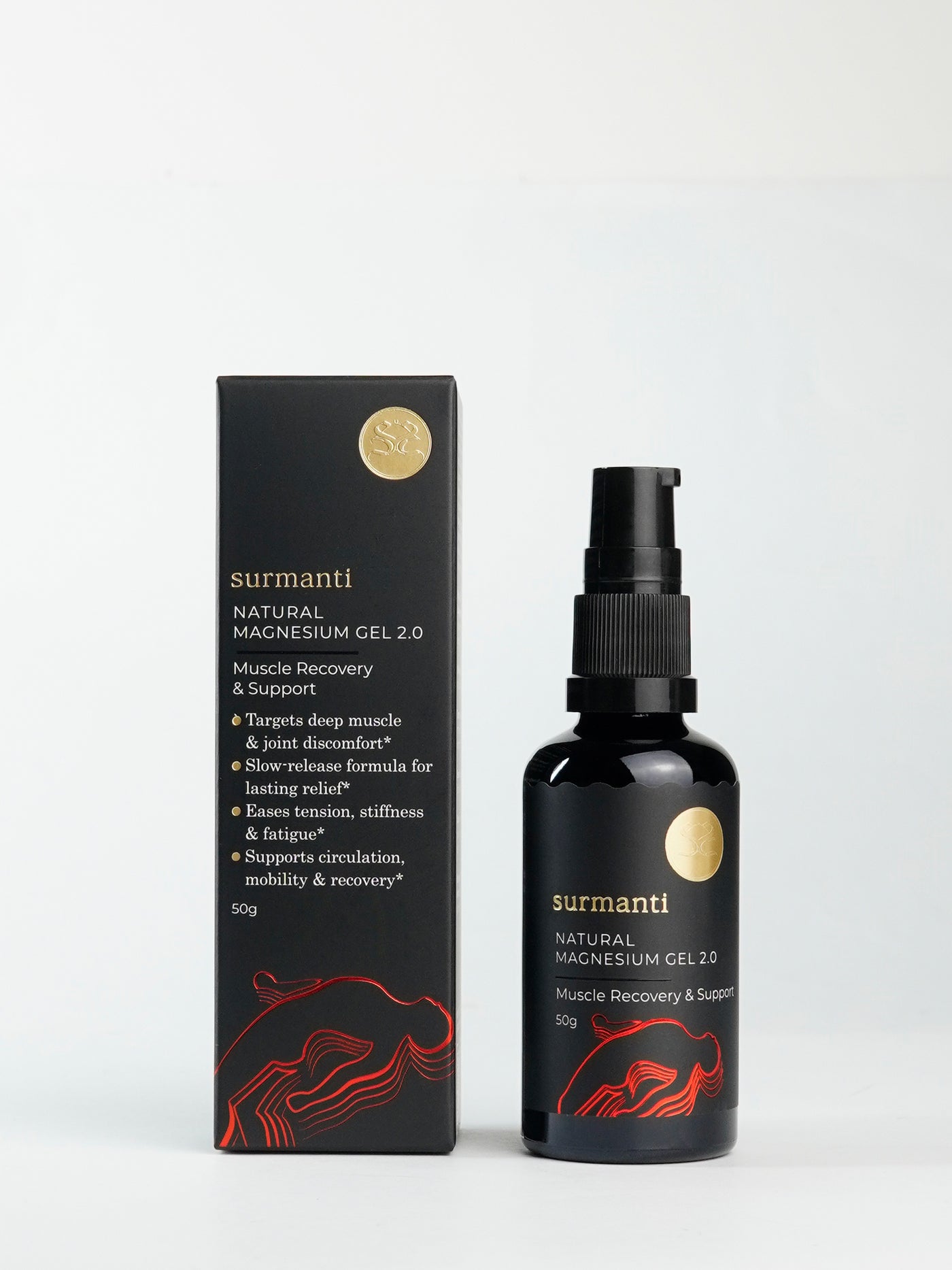 Magnesium Muscle Recovery Travel Gel - 50g  Targets Deep Muscle & Joint Pain at The Source*