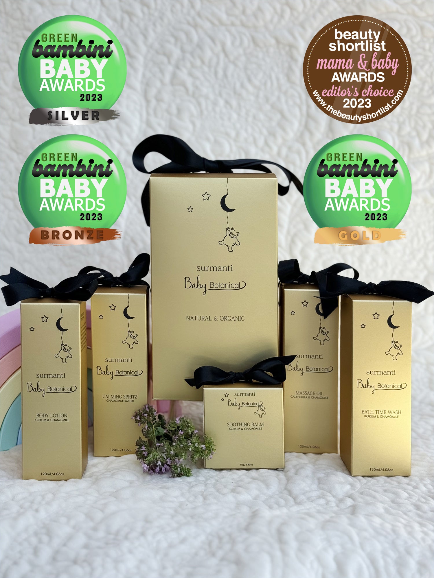 Baby Botanical Gift Set - Surmanti - Made In New Zealand
