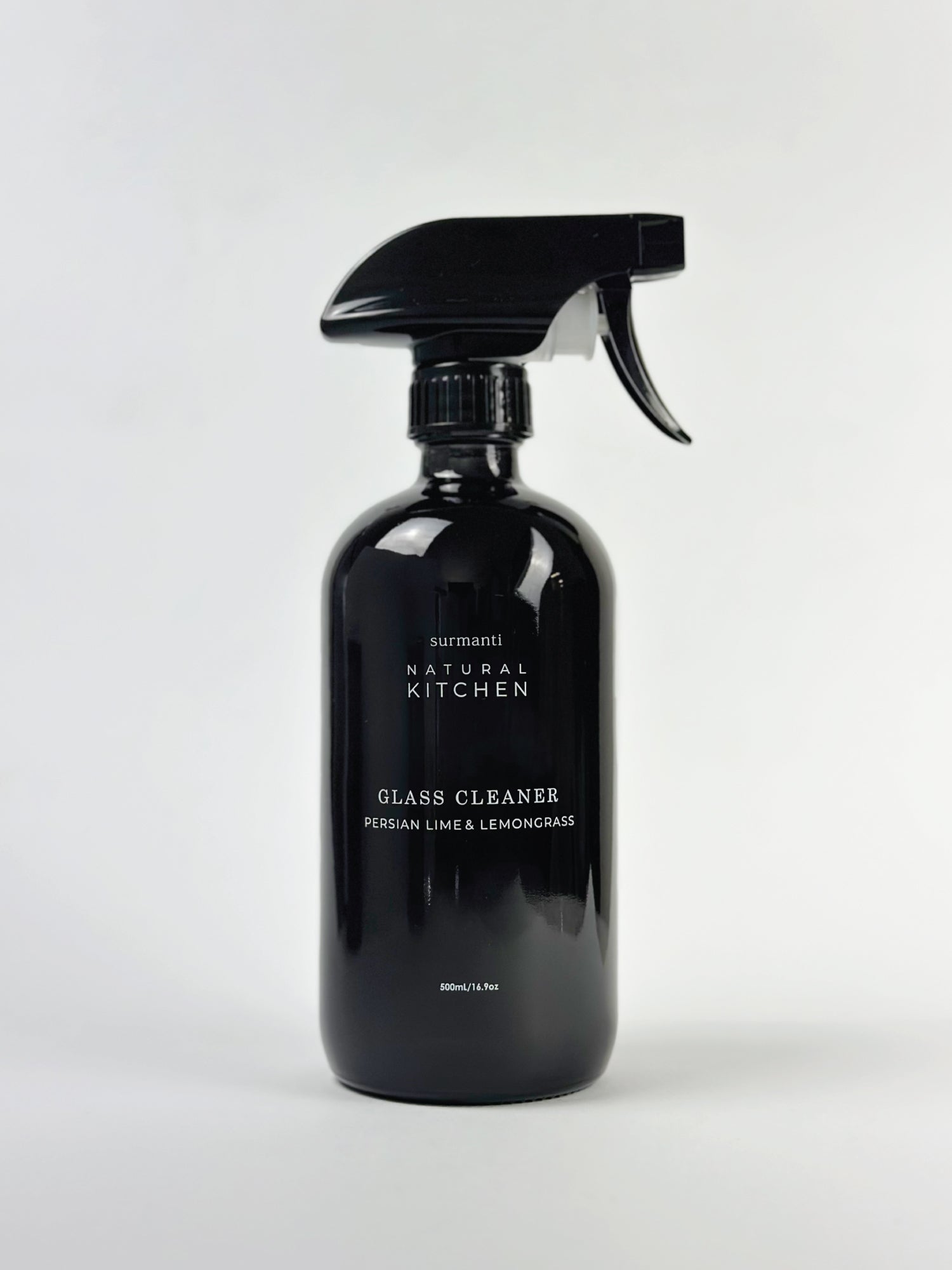 Glass Cleaner - Persian Lime & Lemongrass - Natural Kitchen - 500ML - Surmanti - Made In New Zealand