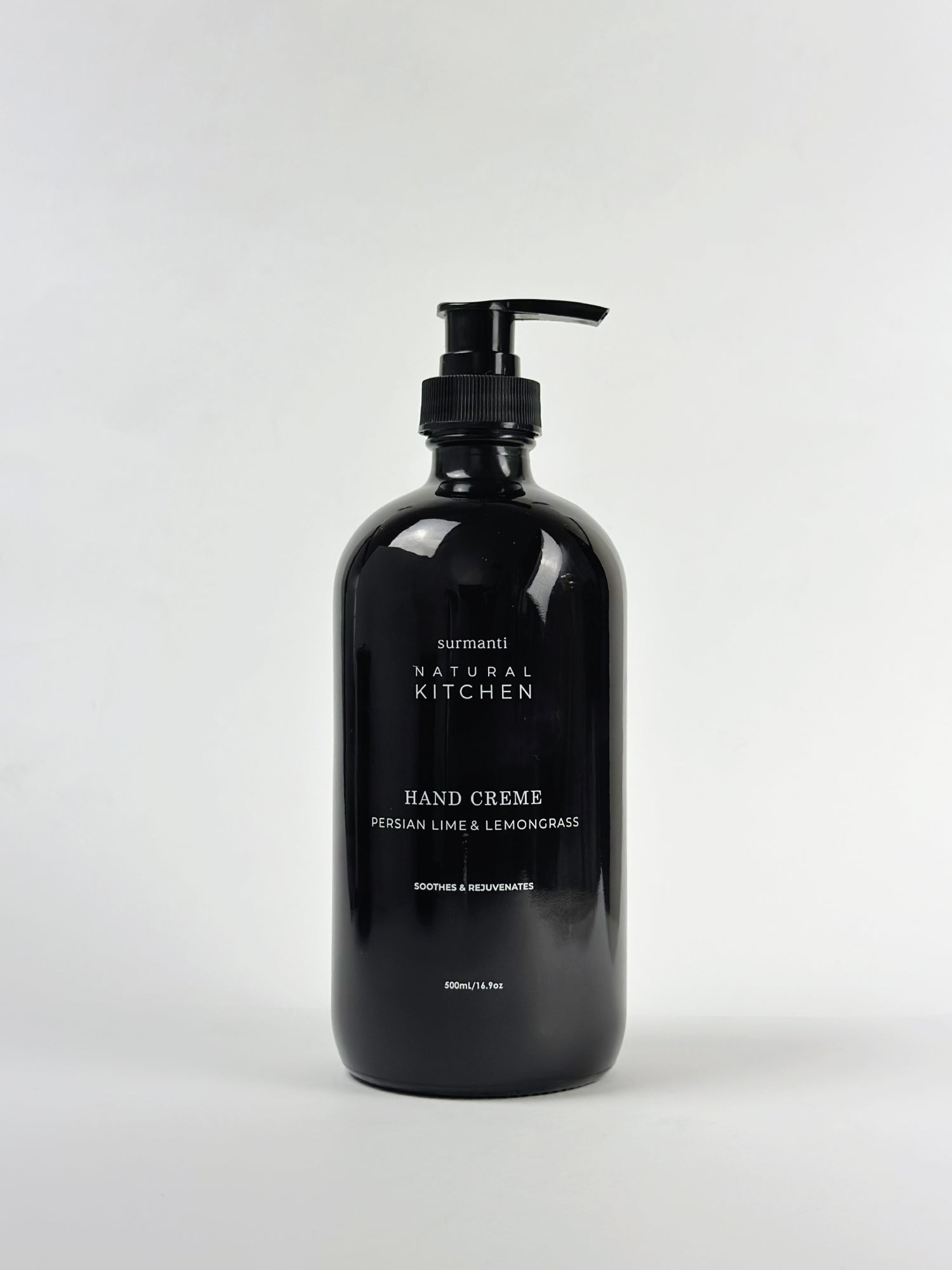 Natural Hand Creme Intense Hydration - Persian Lime & Lemongrass - Natural Kitchen - 500ML - Surmanti - Made In New Zealand