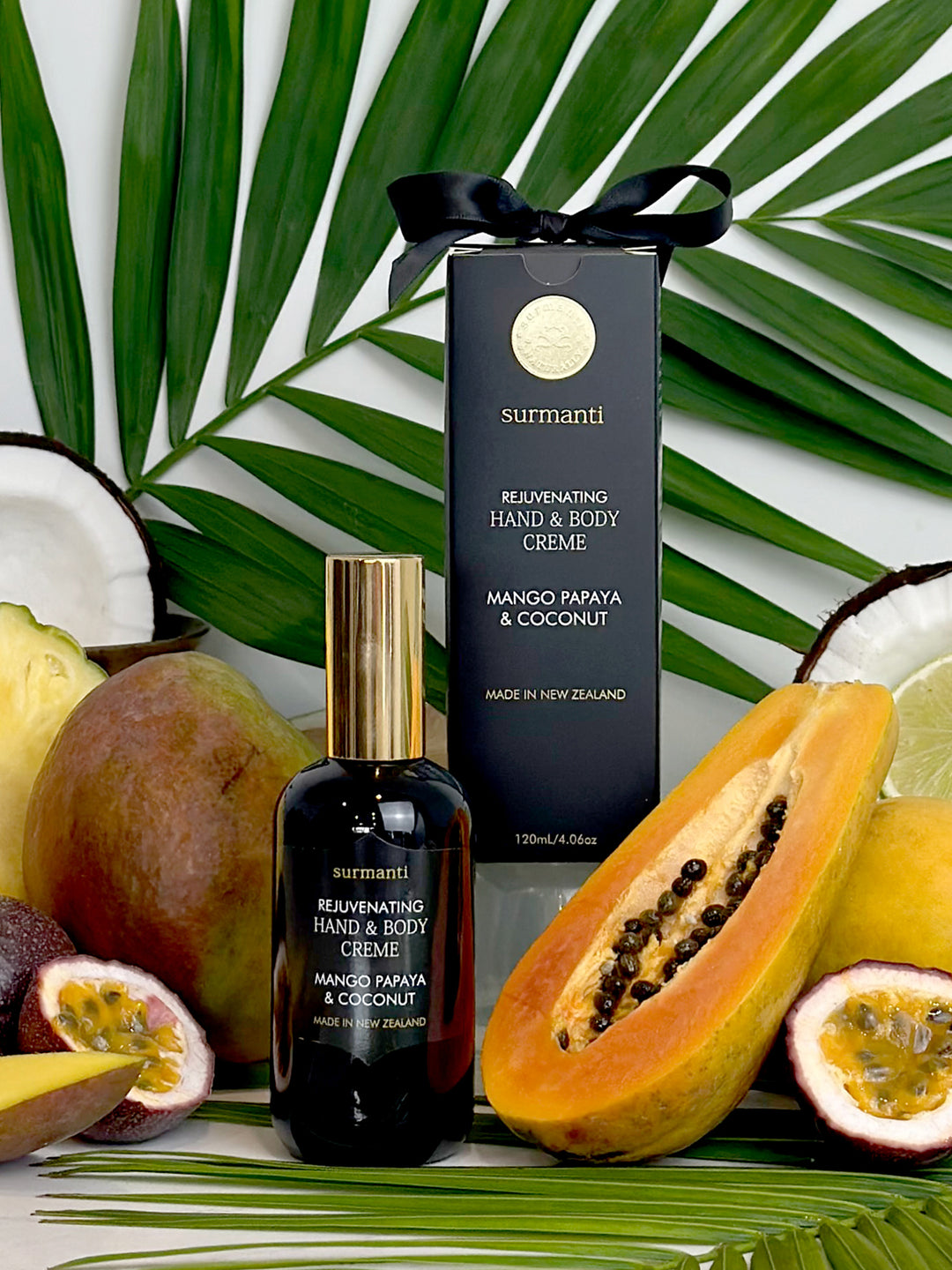 Hand And Body Cream Mango Papaya Coconut Surmanti