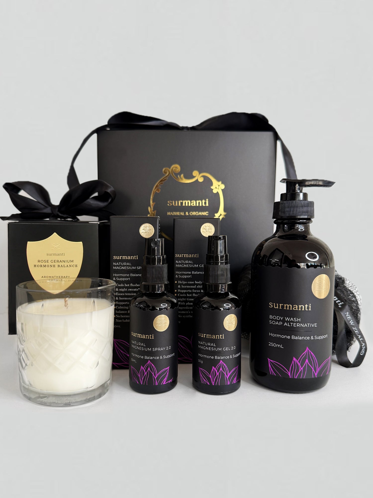 Natural Hormone Balance & Support - Introduction Set. Free from hormone disruptors & harsh chemicals. - Surmanti - Made In New Zealand