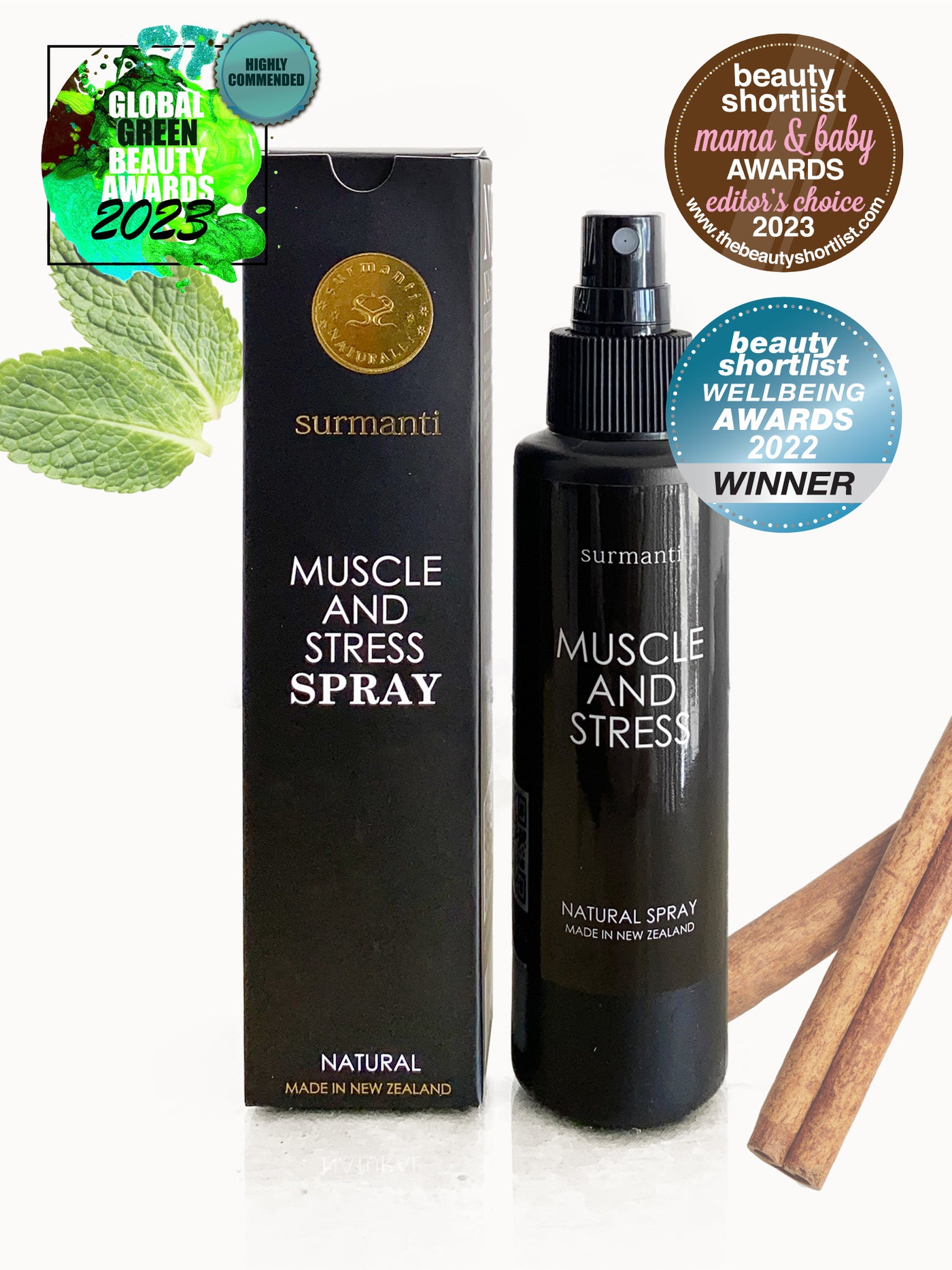 Muscle & Stress Spray 120ml - Surmanti - Made In New Zealand