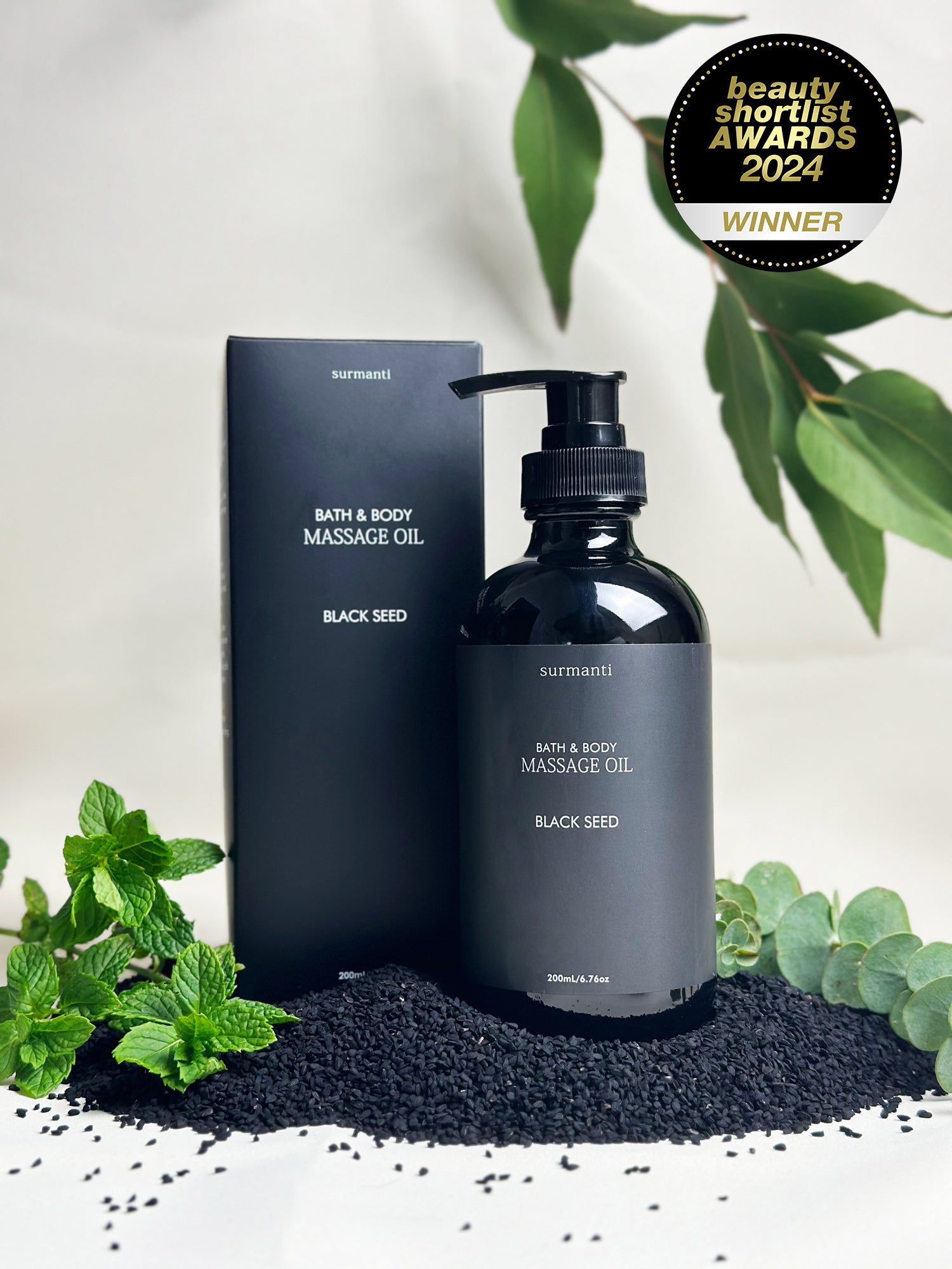 Black Seed Massage Oil & Warming Treatment Rub Duo - Award-Winning for Superior Relief - Surmanti - Made In New Zealand