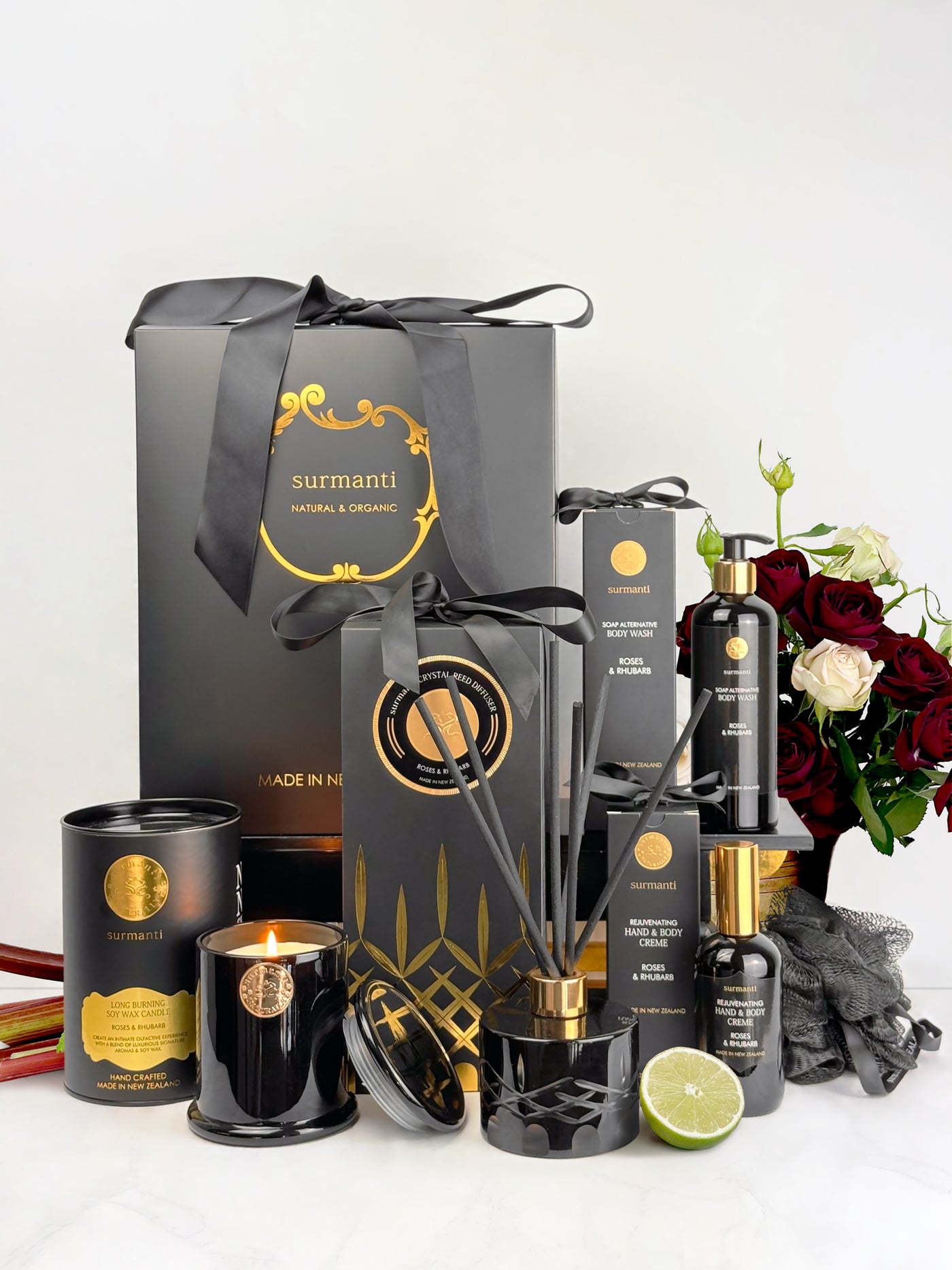 Opulence Gift Box - Roses & Rhubarb