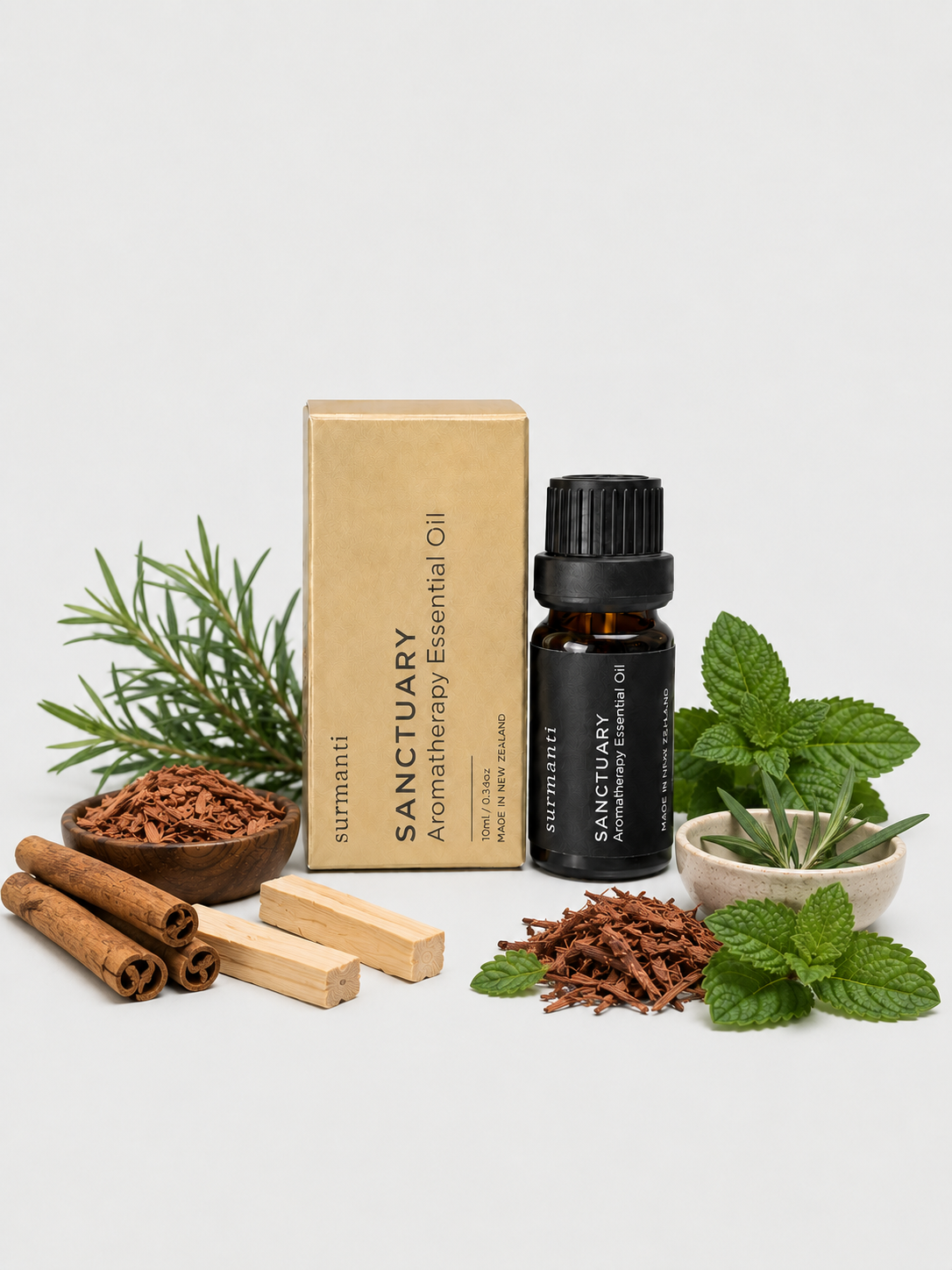 Sanctuary Aromatherapy Essential Oil - 10mL - Surmanti - Made In New Zealand