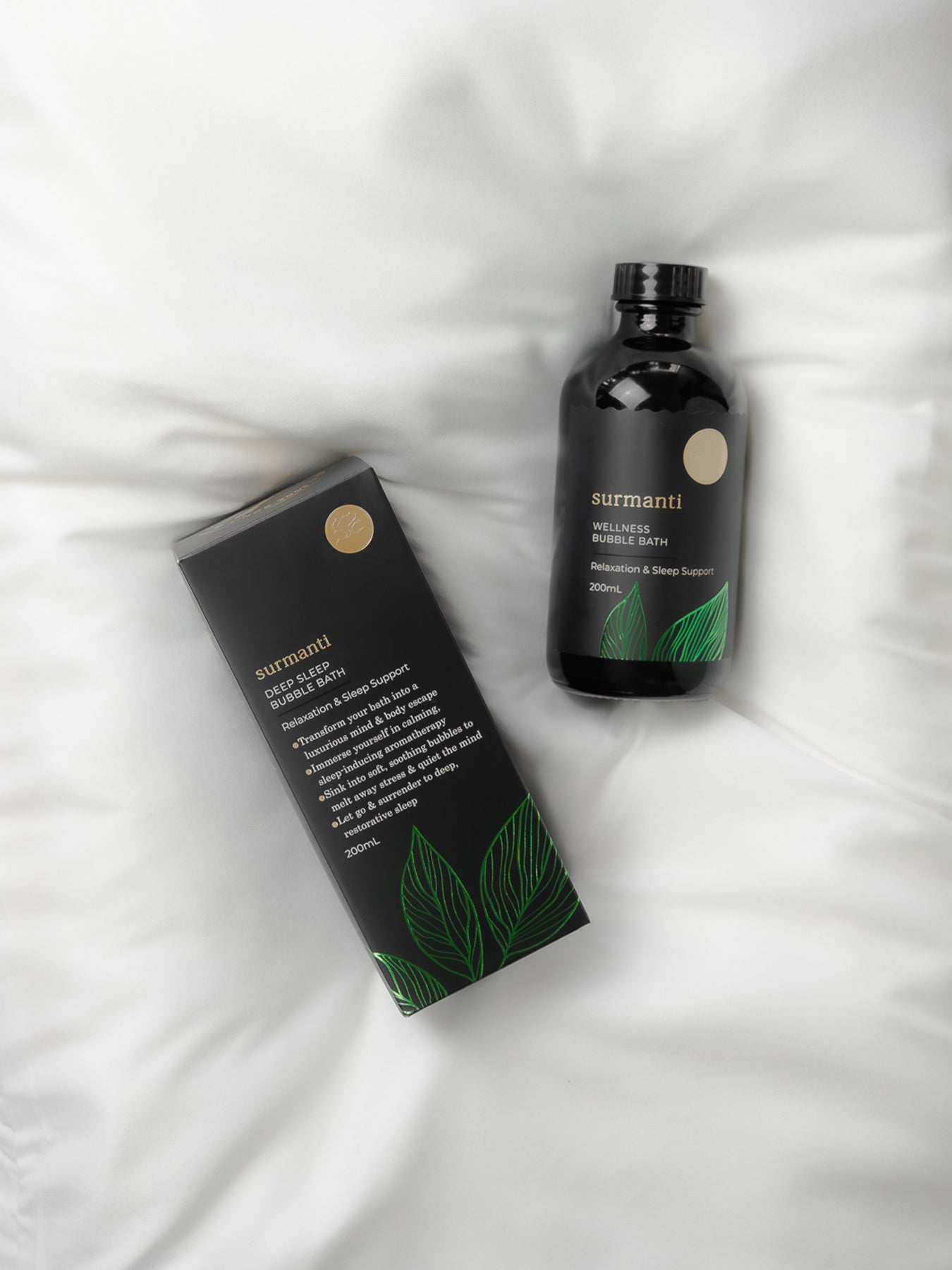 Relaxation & Sleep Support Bubble Bath 200mL. Surrender Into Deep Restorative Sleep - Surmanti - Made In New Zealand