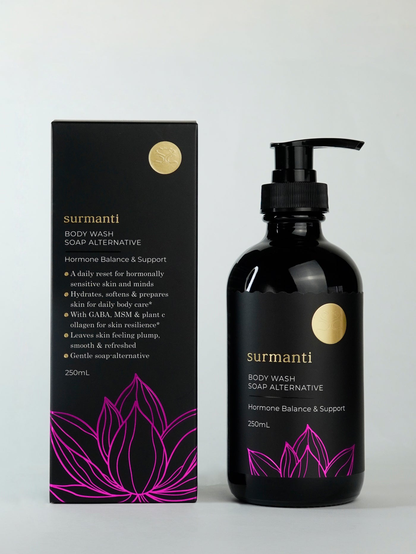 Hormone Balance Natural Body Wash - Soap Alternative 250mL for Hormonally Sensitive Skin