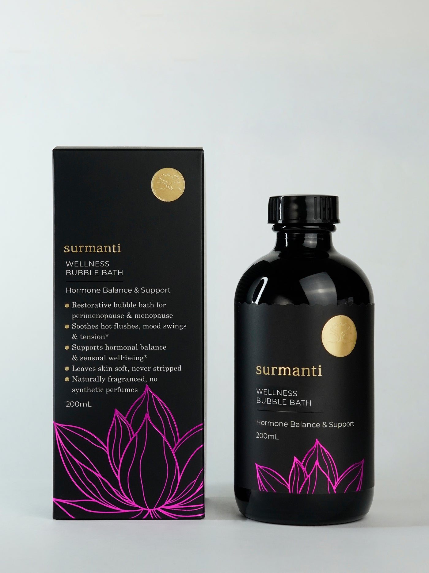 Restorative Bubble Bath for Perimenopause & Menopause 200mL Hormone Wellness