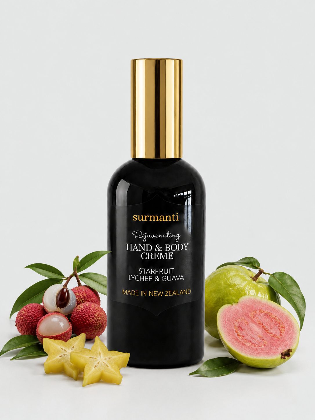 Starfruit Lychee & Guava Hand & Body Creme 120ml - Surmanti - Made In New Zealand