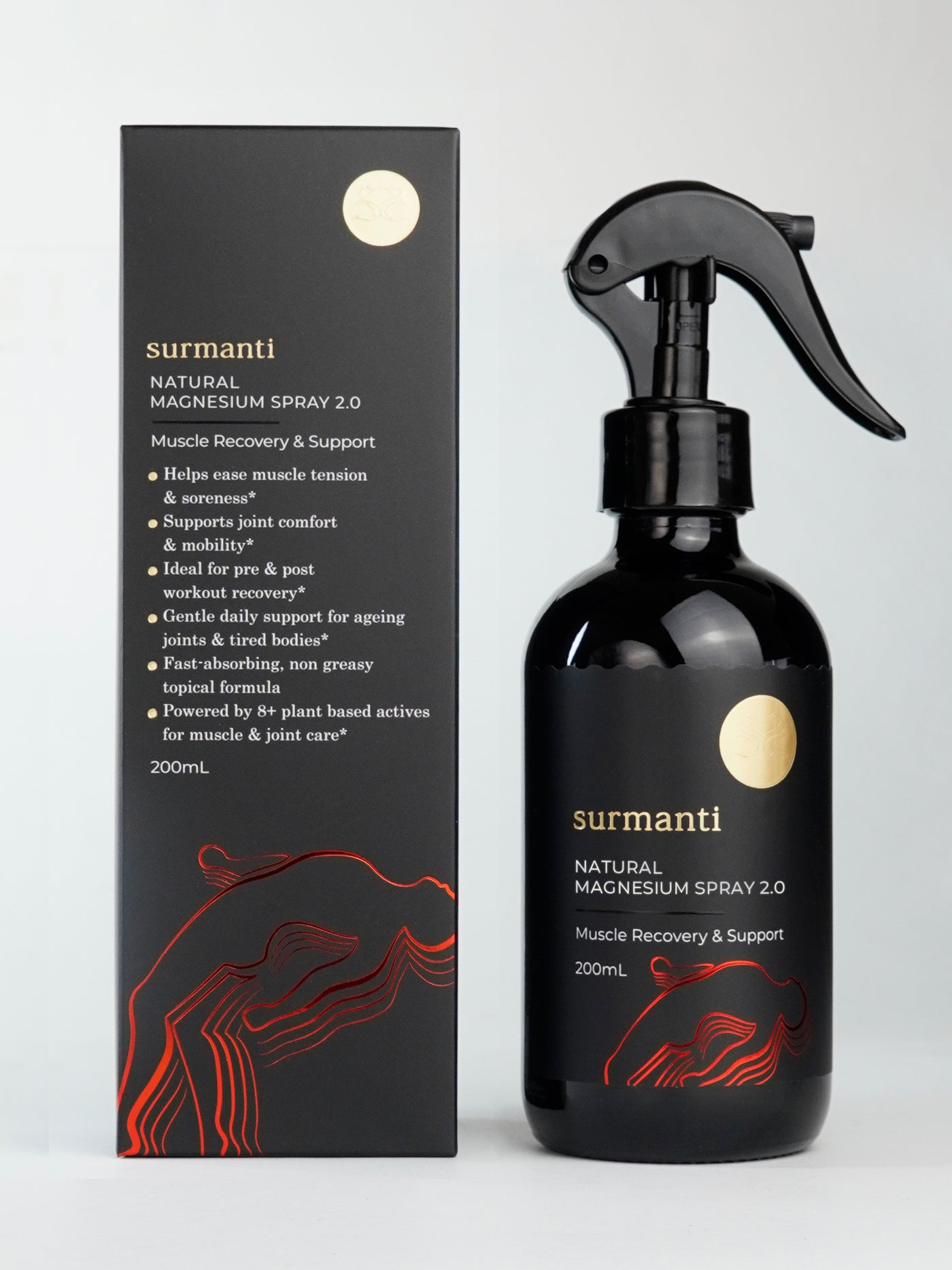 Magnesium Muscle Recovery & Support Spray - 200mL Fast Relief To Ease Muscle Recovery & Soreness*