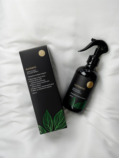 Relaxation & Sleep Support Deep Sleep Pillow Spray 200mL. Linen Mattress & Underlay Spray