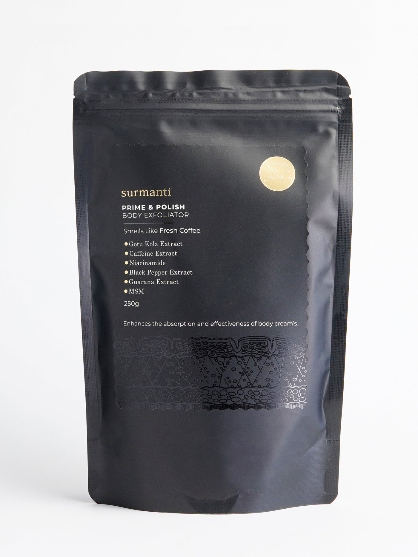 Prime & Polish Body Exfoliator - 250g Refill Pouch