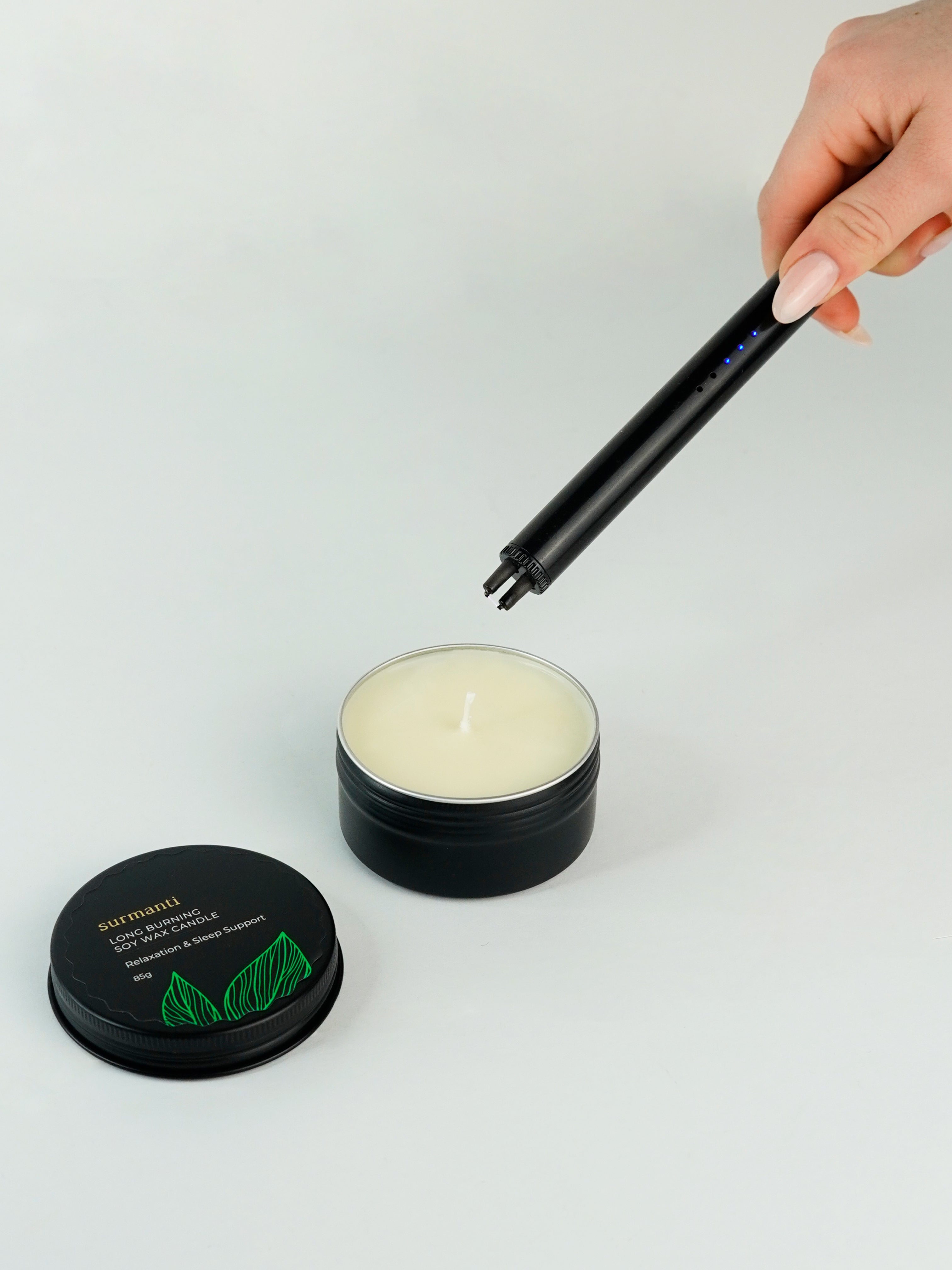 Travel Candle - Relaxation & Sleep Support 85g - Create the Perfect Wind-Down Ritual Anywhere. - Surmanti - Made In New Zealand