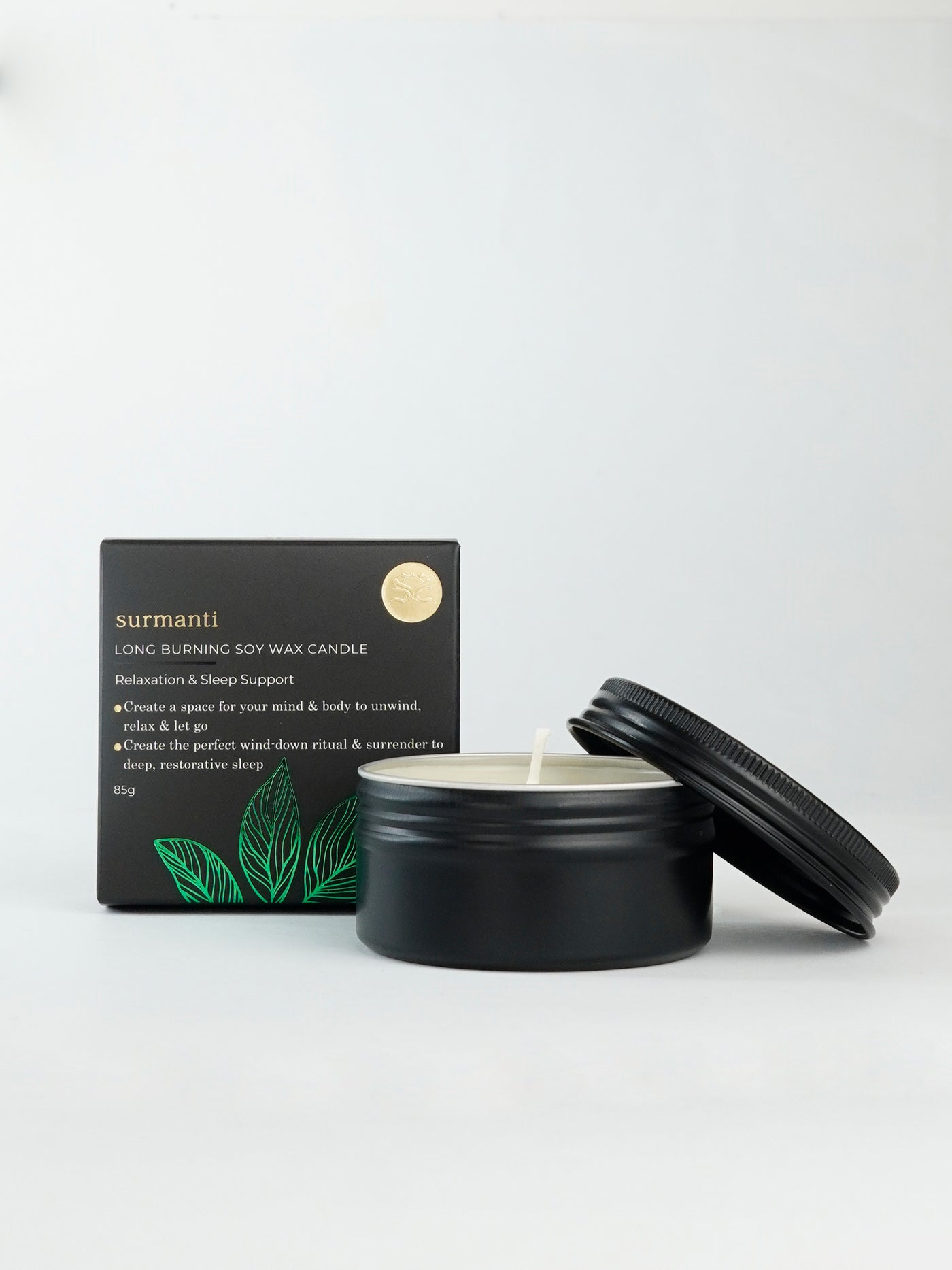 Travel Candle - Relaxation & Sleep Support 85g - Create the Perfect Wind-Down Ritual Anywhere.