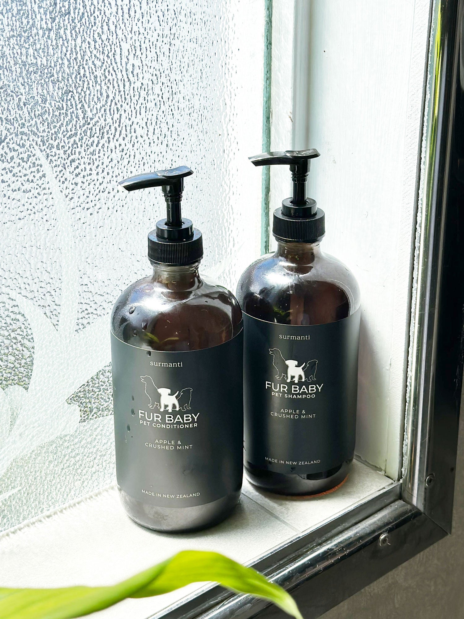 Fur Baby Duo Shampoo & Conditioner - Apple & Crushed Mint - Surmanti - Made In New Zealand
