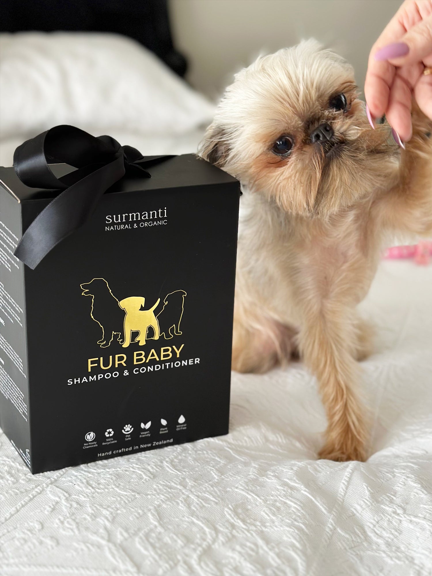 Fur Baby Duo Shampoo & Conditioner - Apple & Crushed Mint - Surmanti - Made In New Zealand