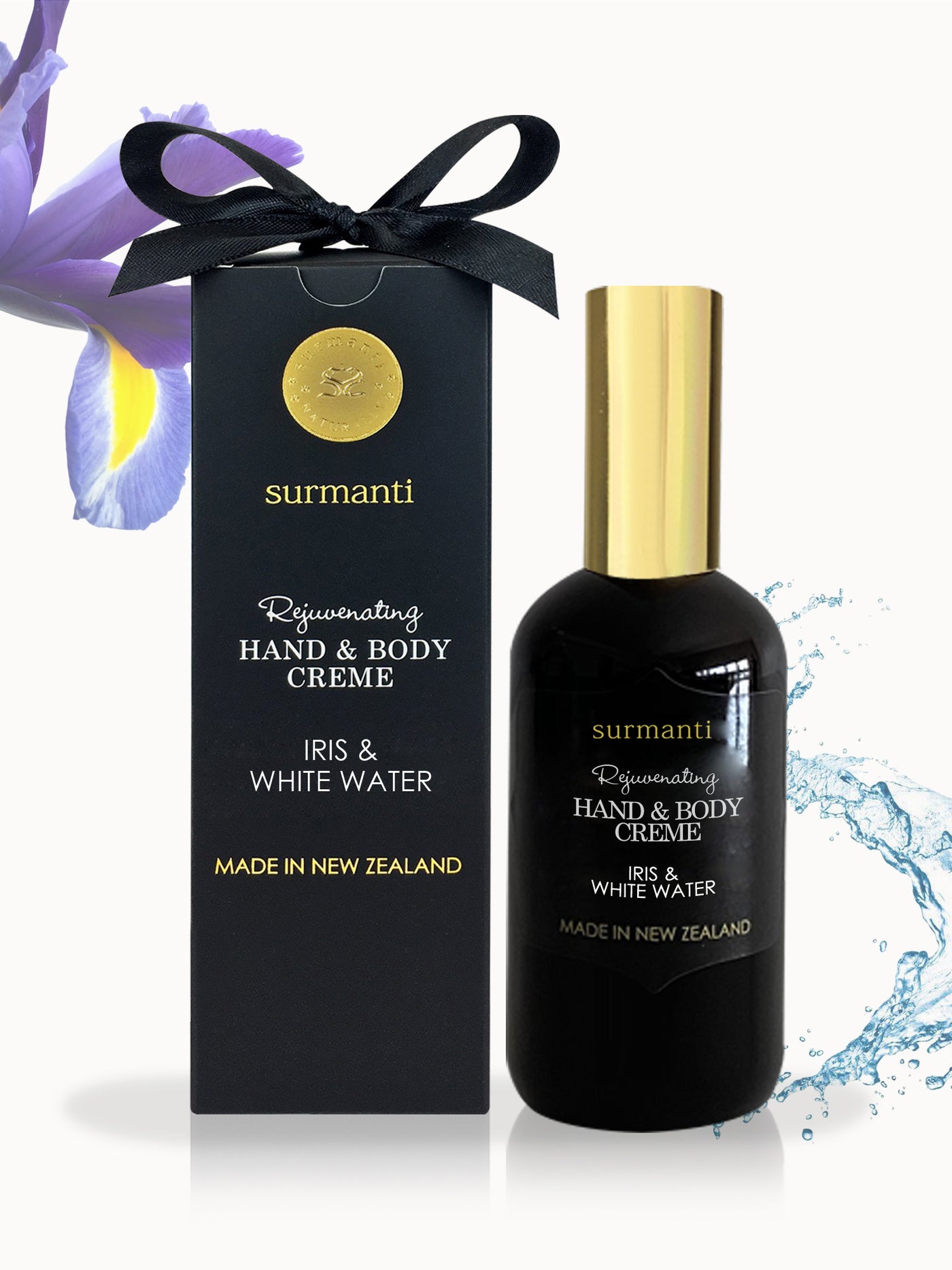 Iris & White Water Hand & Body Creme -Surmanti