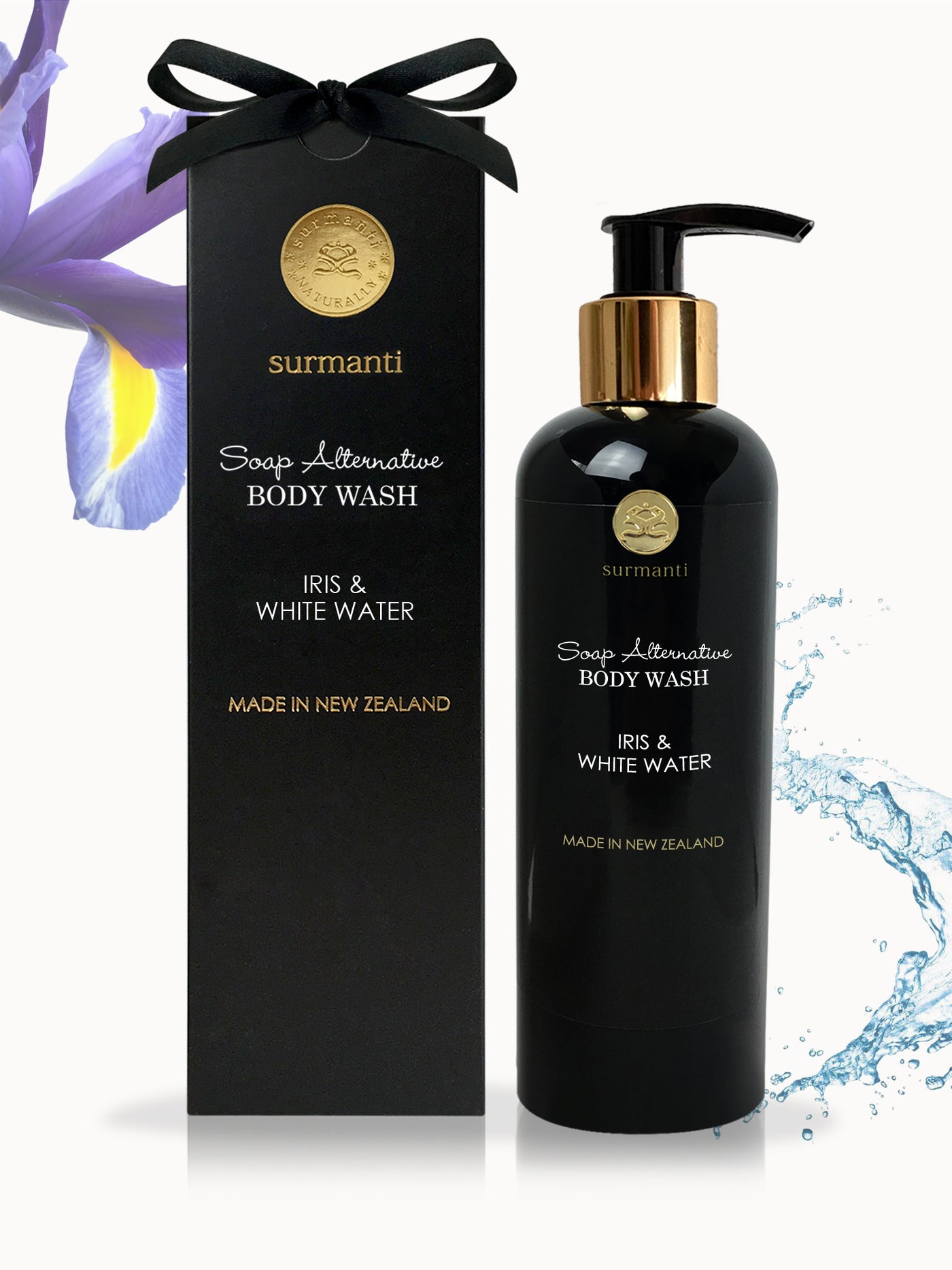 Iris & White Water Body Wash - Soap Alternative 300ml